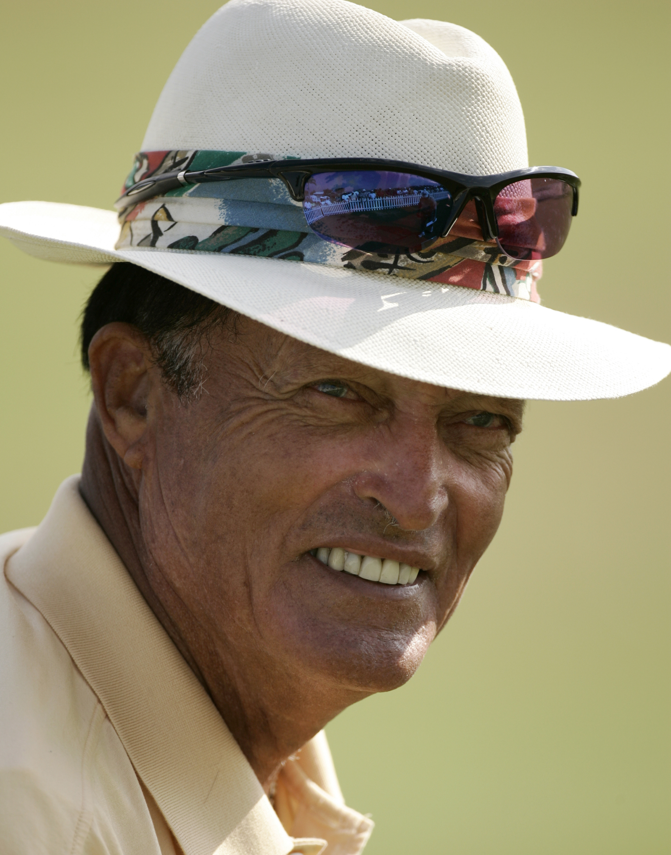 UNITED STATES - FEBRUARY 11:  Chi Chi Rodriguez during the final round of the Allianz Championship held at The Old Course at Broken Sound Club in Boca Raton, Florida on February 11, 2007.  (Photo by Sam Greenwood/Getty Images)