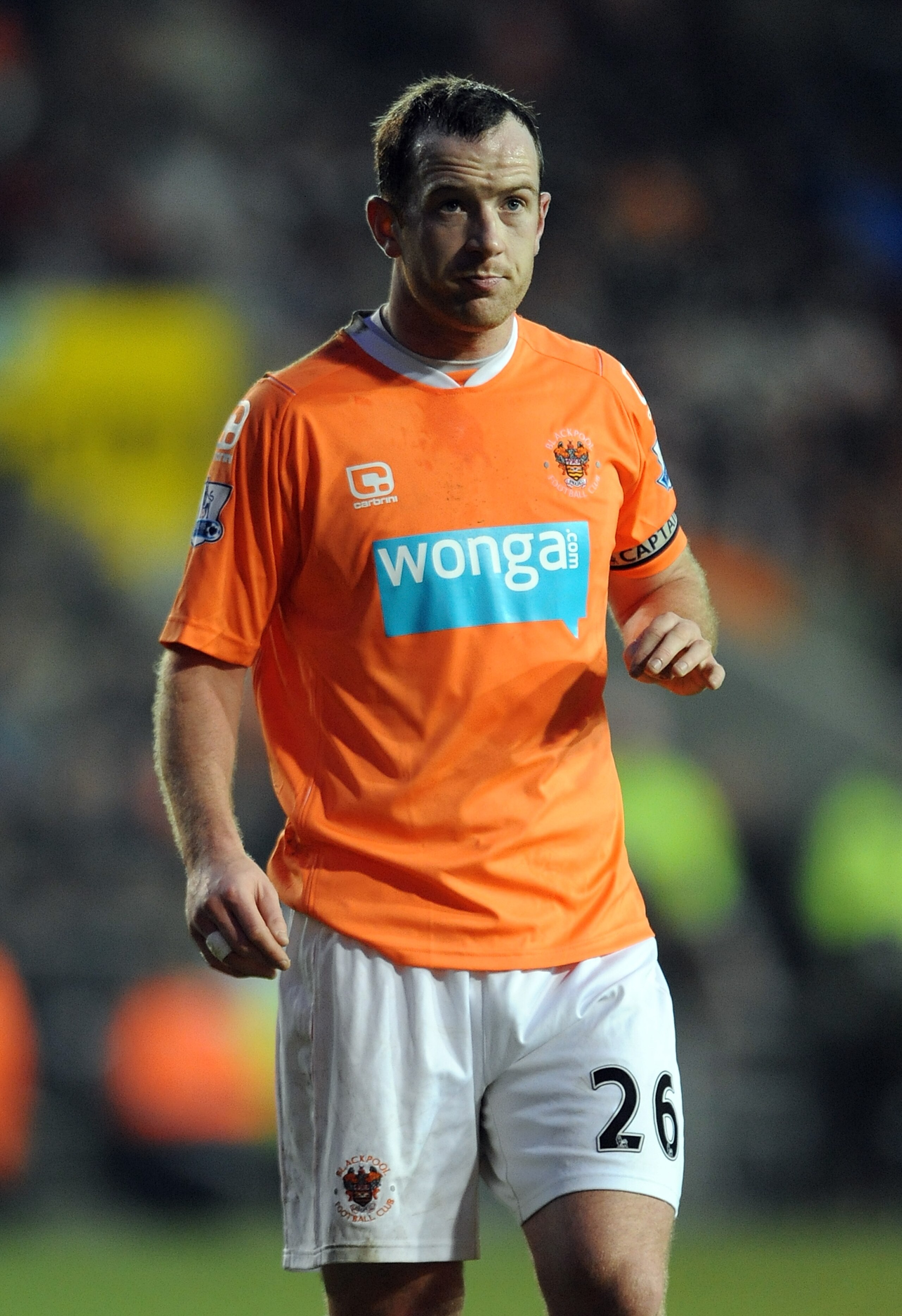 BLACKPOOL, ENGLAND - JANUARY 22: Charlie Adam of Blackpool looks on during the Barclays Premier League match between Blackpool and Sunderland at Bloomfield Road on January 22, 2011 in Blackpool, England. (Photo by Chris Brunskill/Getty Images) BLACKPOOL, ENGLAND - JANUARY 22: Charlie Adam of Blackpool looks on during the Barclays Premier League match between Blackpool and Sunderland at Bloomfield Road on January 22, 2011 in Blackpool, England. (Photo by Chris Brunskill/Getty Images)