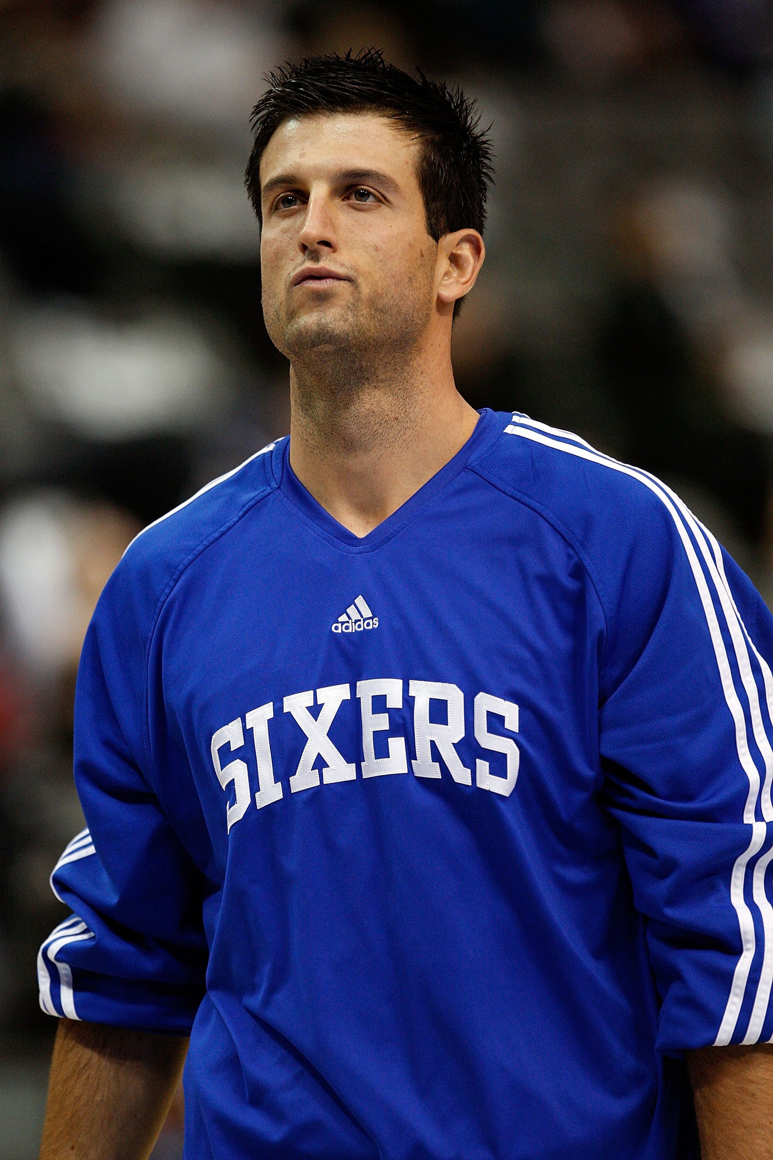 DALLAS - NOVEMBER 30:  Forward Jason Kapono #72 of the Philadelphia 76ers on November 30, 2009 at American Airlines Center in Dallas, Texas.  NOTE TO USER: User expressly acknowledges and agrees that, by downloading and/or using this Photograph, user is c