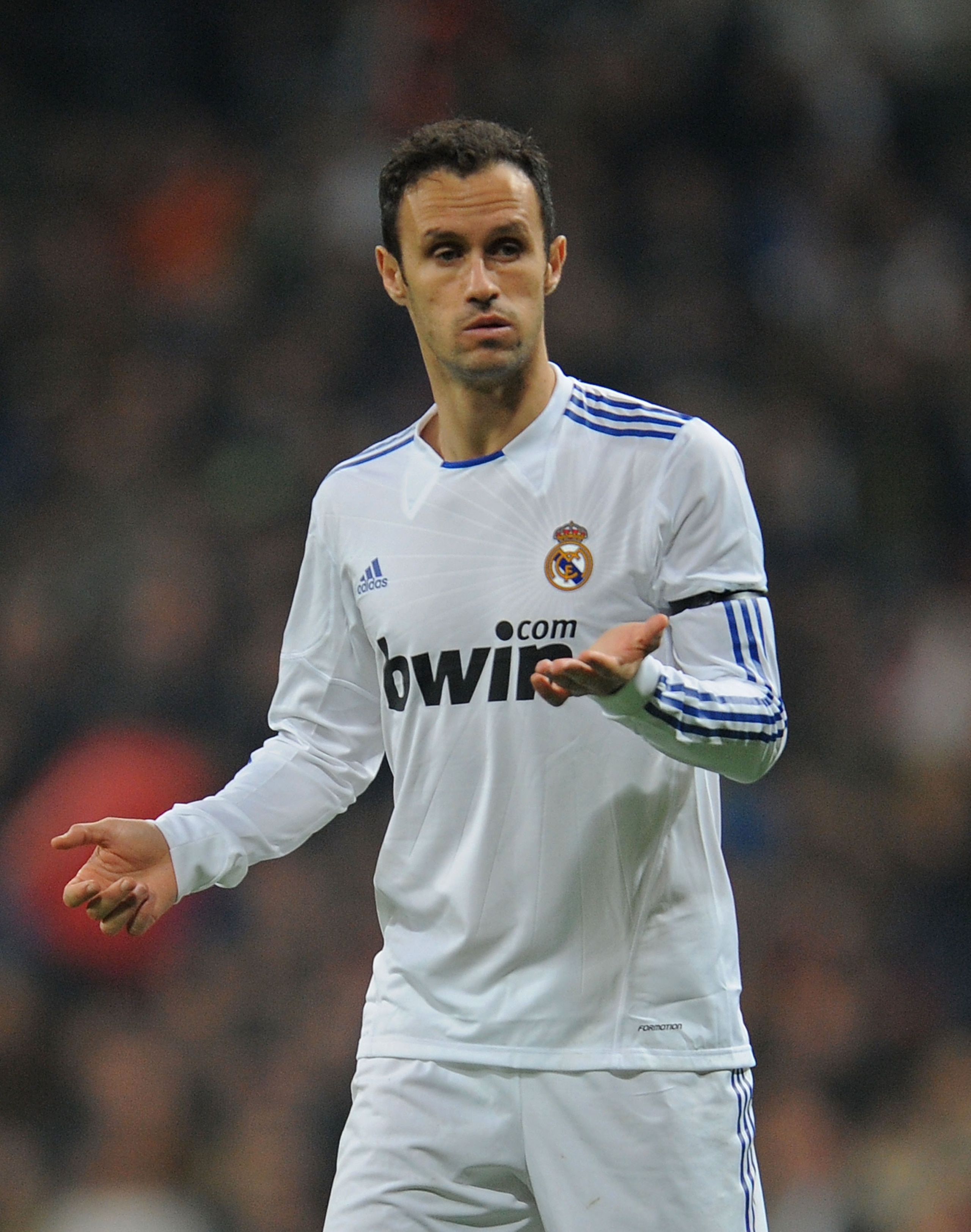 MADRID, SPAIN - JANUARY 13:  Ricardo Carvalho of Real Madrid reacts during the Copa del Rey quarter final first leg match between Real Madrid and Atletico Madrid at Estadio Santiago Bernabeu on January 13, 2011 in Madrid, Spain.  (Photo by Denis Doyle/Get