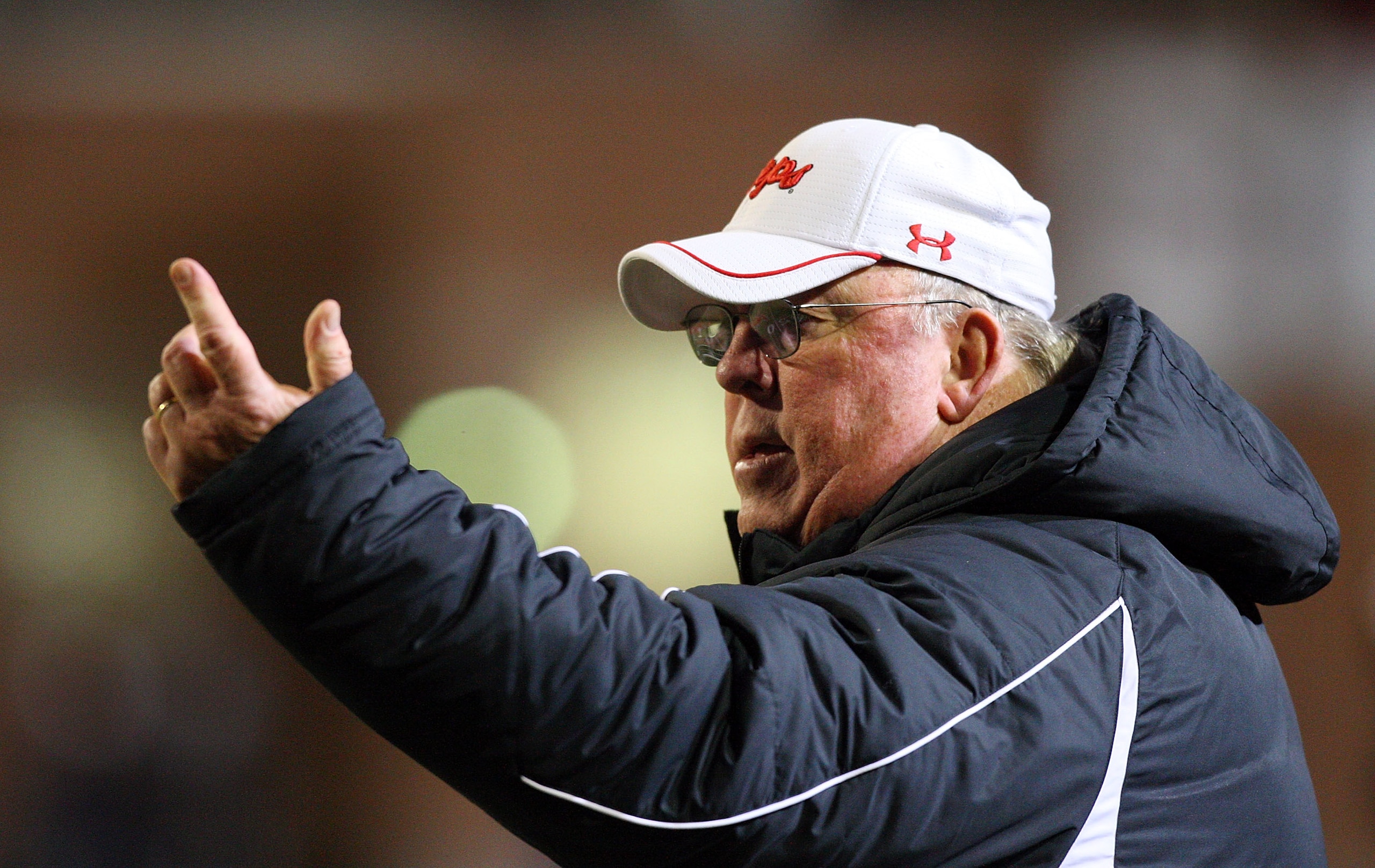 COLLEGE PARK, MD - NOVEMBER 22: Head coach Ralph Friedgen of the Maryland Terrapins looks on against the Florida State Seminoles on November 22, 2008 at Byrd Stadium in College Park, Maryland. (Photo by Jim McIsaac/Getty Images) COLLEGE PARK, MD - NOVEMBER 22: Head coach Ralph Friedgen of the Maryland Terrapins looks on against the Florida State Seminoles on November 22, 2008 at Byrd Stadium in College Park, Maryland. (Photo by Jim McIsaac/Getty Images)