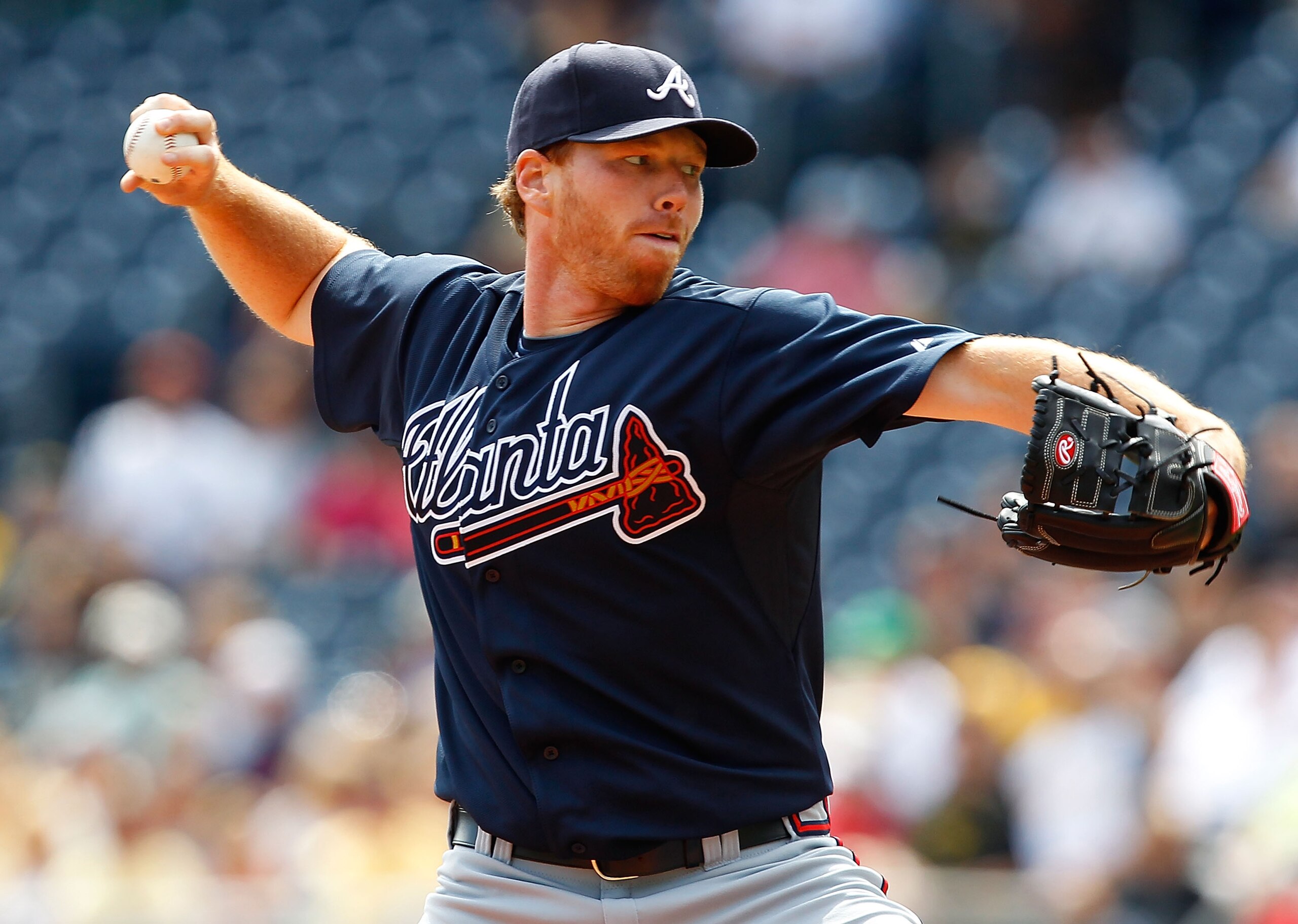 PITTSBURGH - SEPTEMBER 06:  Tommy Hanson #48 of the Atlanta Braves pitches against the Pittsburgh Pirates during the game on September 6, 2010 at PNC Park in Pittsburgh, Pennsylvania.  (Photo by Jared Wickerham/Getty Images)