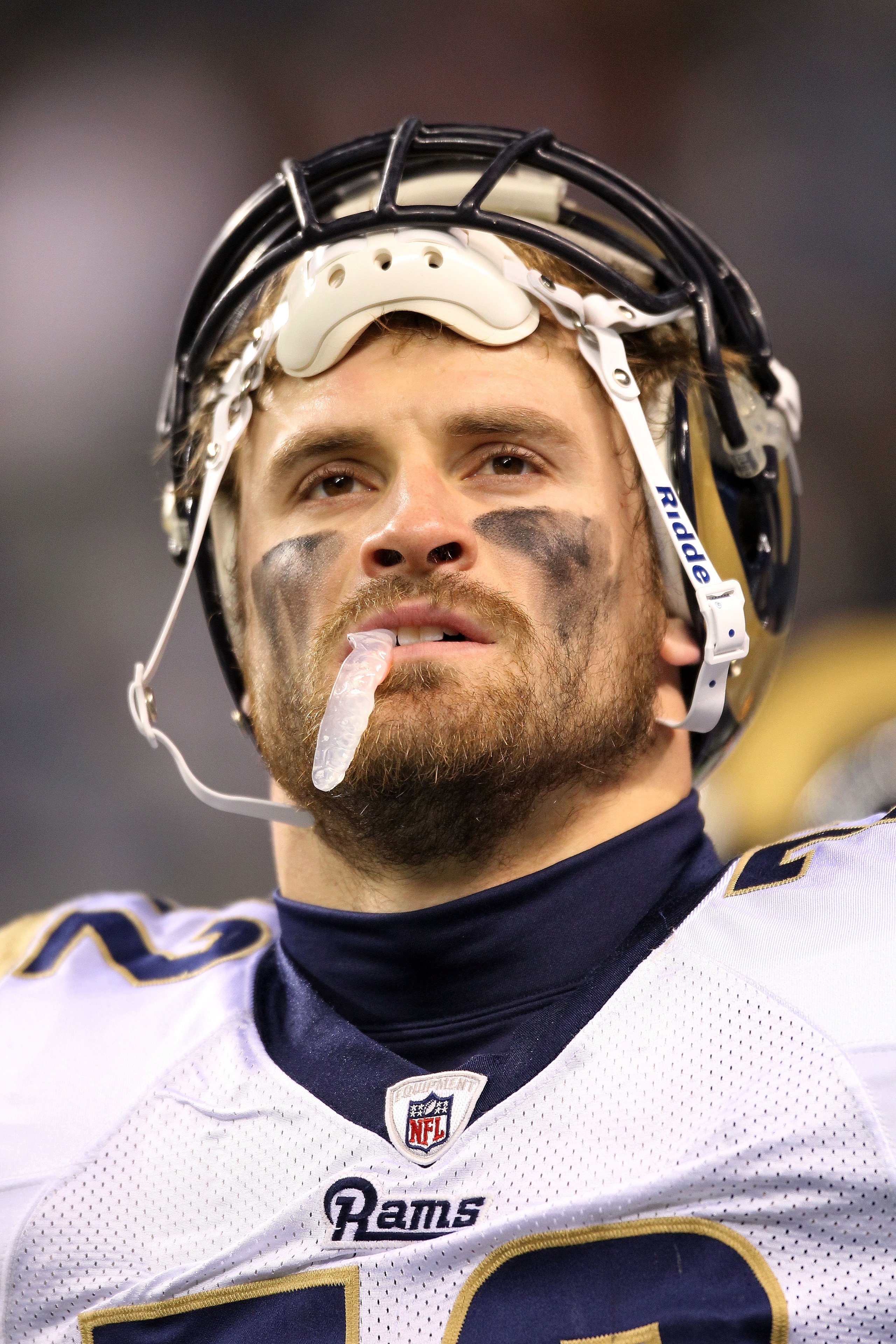 SEATTLE, WA - JANUARY 02:  Defensive end Chris Long #72 of the St. Louis Rams looks on prior to playing the Seattle Seahawks at Qwest Field on January 2, 2011 in Seattle, Washington.  (Photo by Otto Greule Jr/Getty Images)