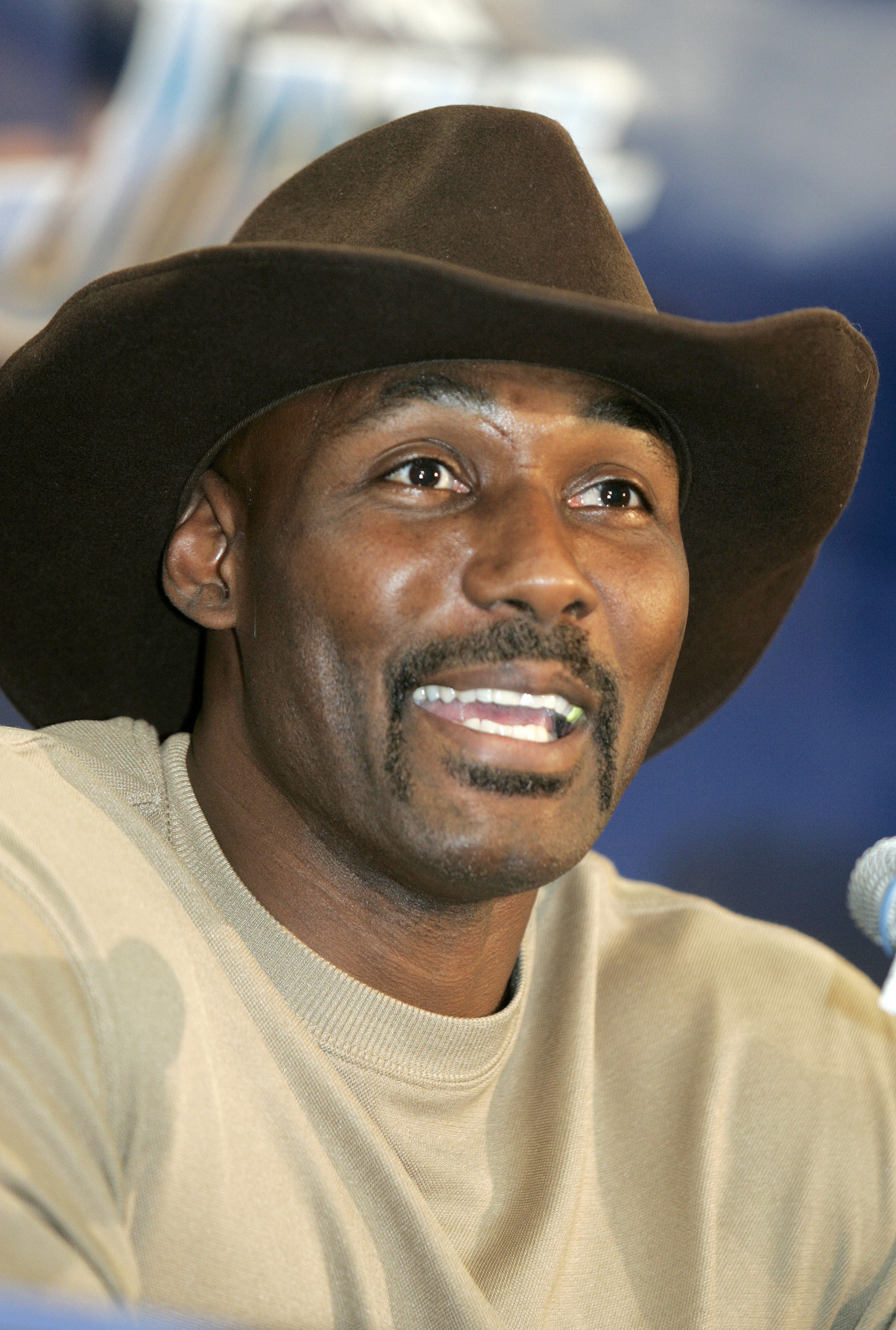 SALT LAKE CITY - FEBRUARY 13:  Karl Malone announces his retirement from playing NBA basketball on February 13, 2005 at the Delta Center in Salt Lake City, Utah. Malone played 19 years in the NBA, 18 with the Utah Jazz and his last year with the Los Angel