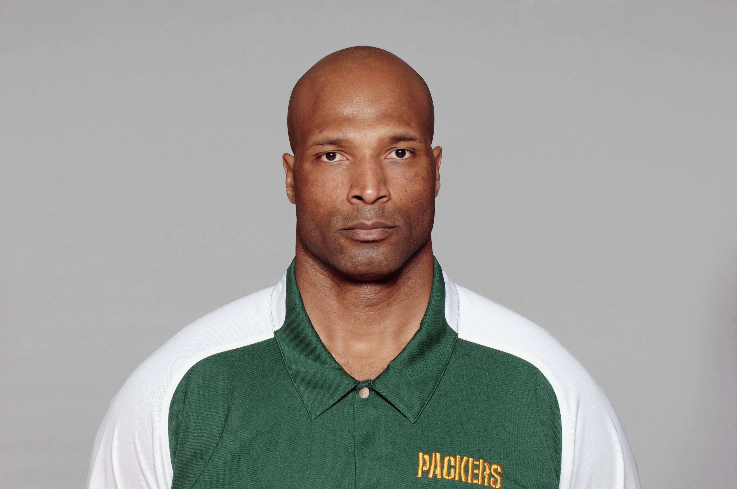 GREEN BAY, WI - 2008:  Winston Moss of the Green Bay Packers poses for his 2008 NFL headshot at photo day in Green Bay, Wisconsin.  (Photo by Getty Images)