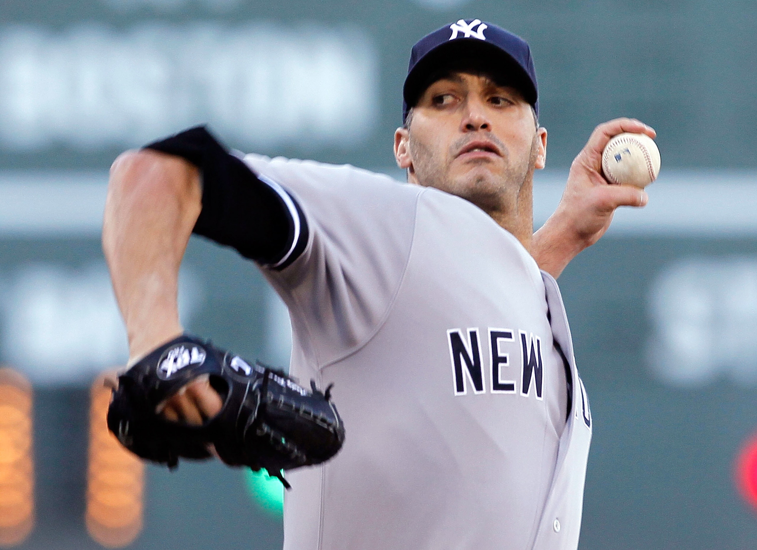 BOSTON - OCTOBER 2: Andy Pettitte #46 of the New York Yankees throw during the first game of a doubleheader against the Boston Red Sox at Fenway Park October 2, 2010 in Boston, Massachusetts. (Photo by Jim Rogash/Getty Images) BOSTON - OCTOBER 2: Andy Pettitte #46 of the New York Yankees throw during the first game of a doubleheader against the Boston Red Sox at Fenway Park October 2, 2010 in Boston, Massachusetts. (Photo by Jim Rogash/Getty Images)