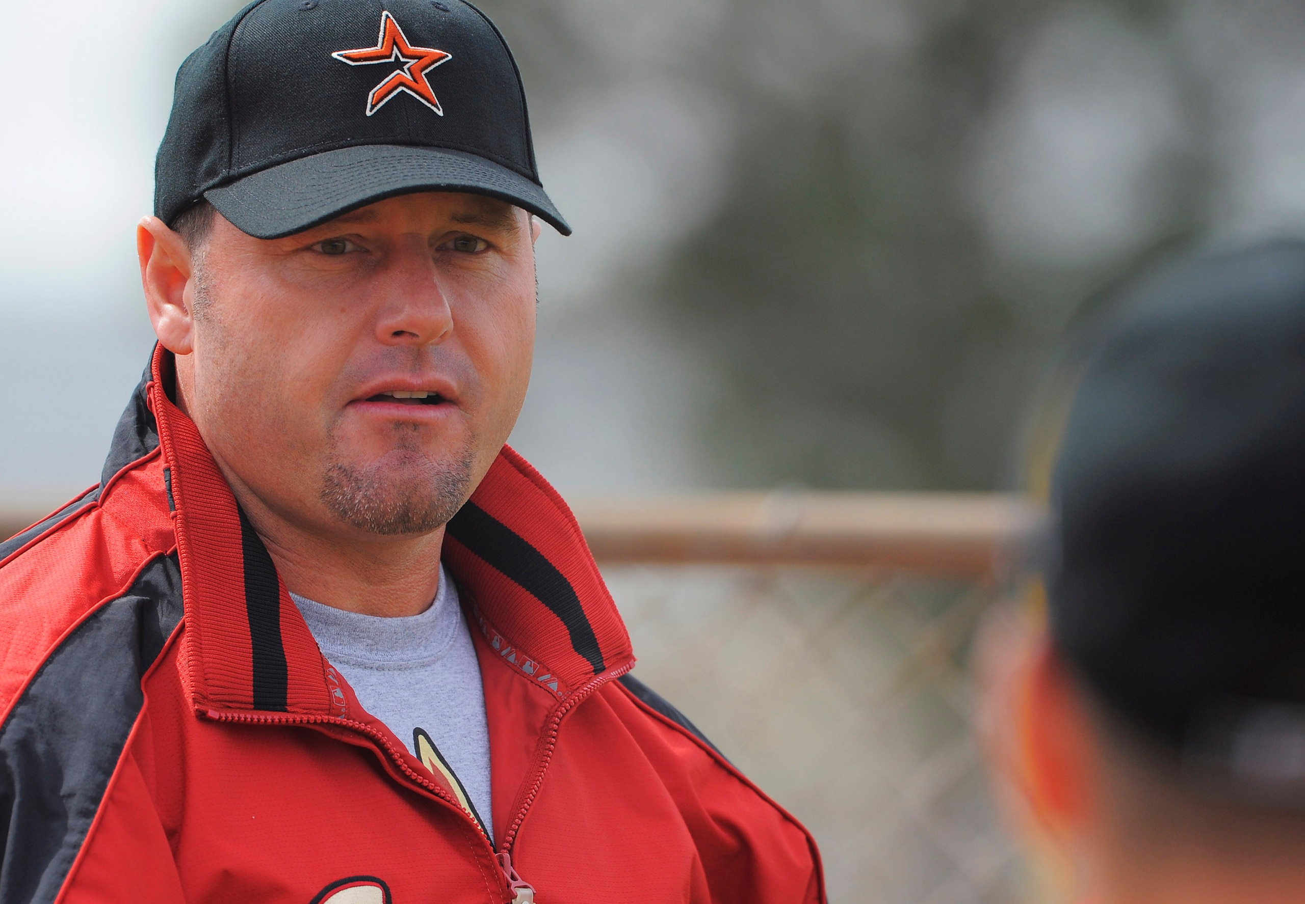 KISSIMMEE, FL - FEBRUARY 27: Roger Clemens speaks with Houston Astros minor league pitchers at Spring Training at Osceola County Stadium on February 27, 2008 in Kissimmee, Florida. The U.S. House Oversight and Government Reform Committee has asked the Jus KISSIMMEE, FL - FEBRUARY 27: Roger Clemens speaks with Houston Astros minor league pitchers at Spring Training at Osceola County Stadium on February 27, 2008 in Kissimmee, Florida. The U.S. House Oversight and Government Reform Committee has asked the Jus