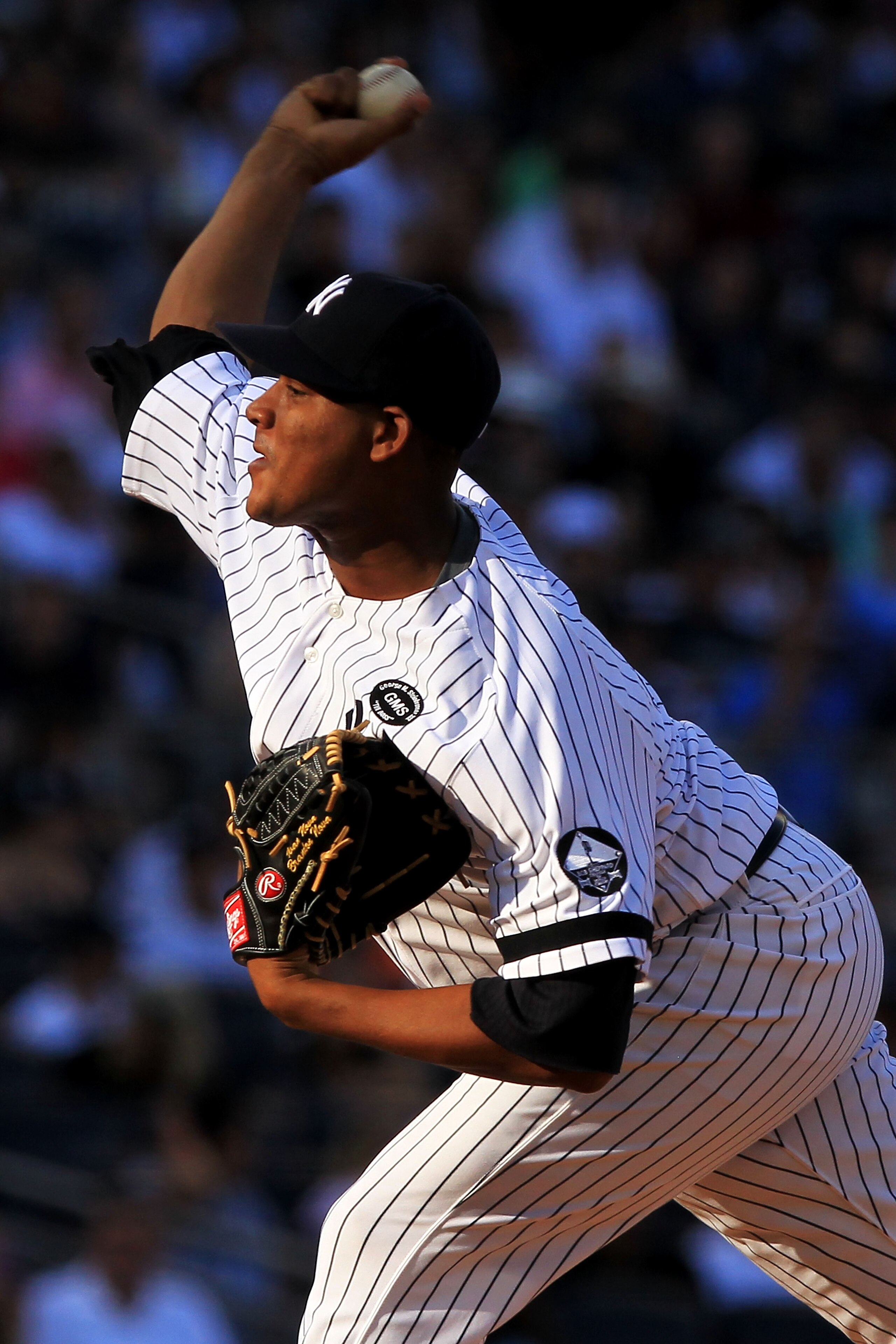 NEW YORK - SEPTEMBER 25:  Ivan Nova #47 of the New York Yankees pitches against the Boston Red Sox during their game on September 25, 2010 at Yankee Stadium in the Bronx borough of New York City.  (Photo by Chris McGrath/Getty Images)