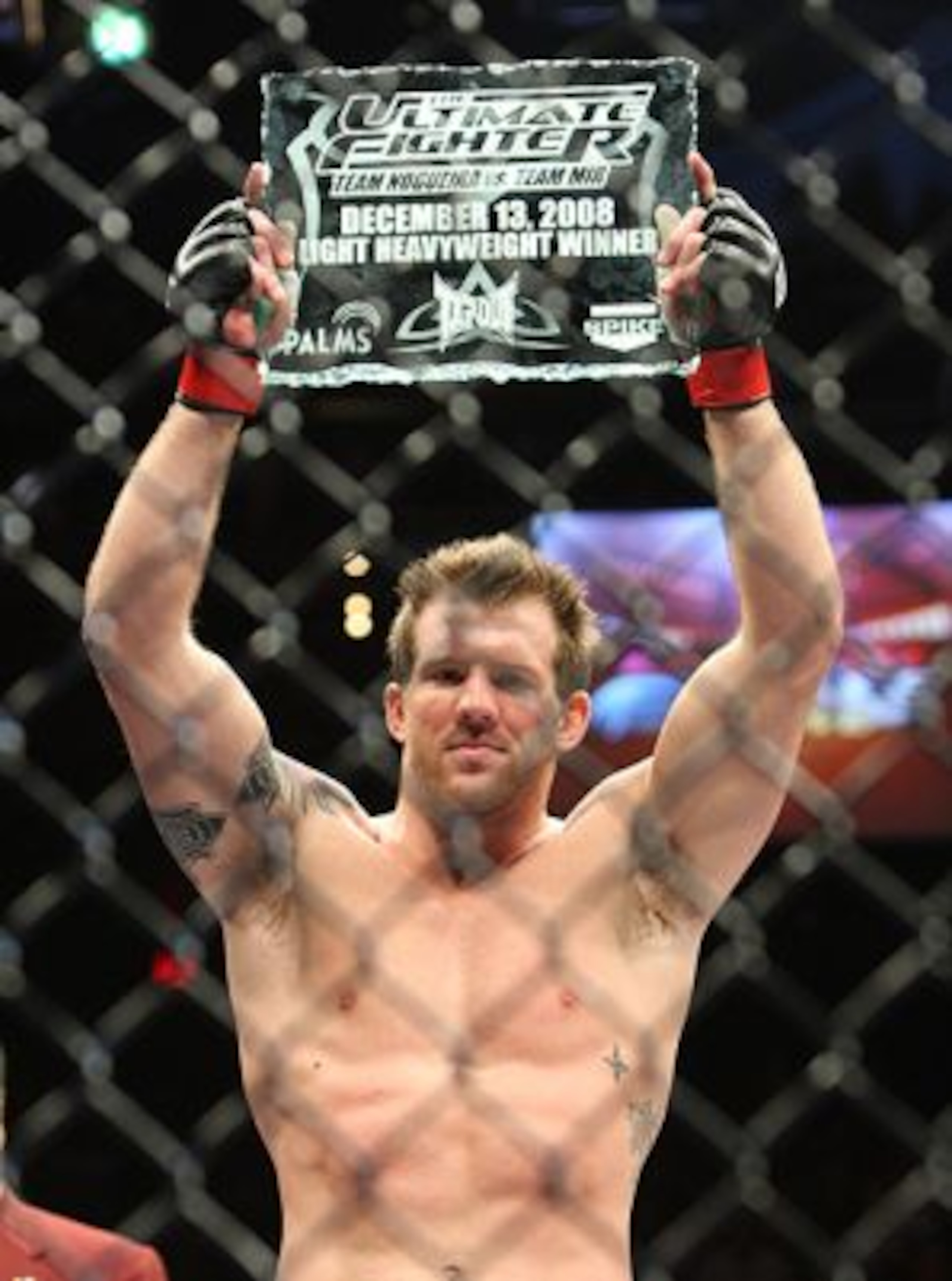 Bader after winning TUF 8 Bader after winning TUF 8