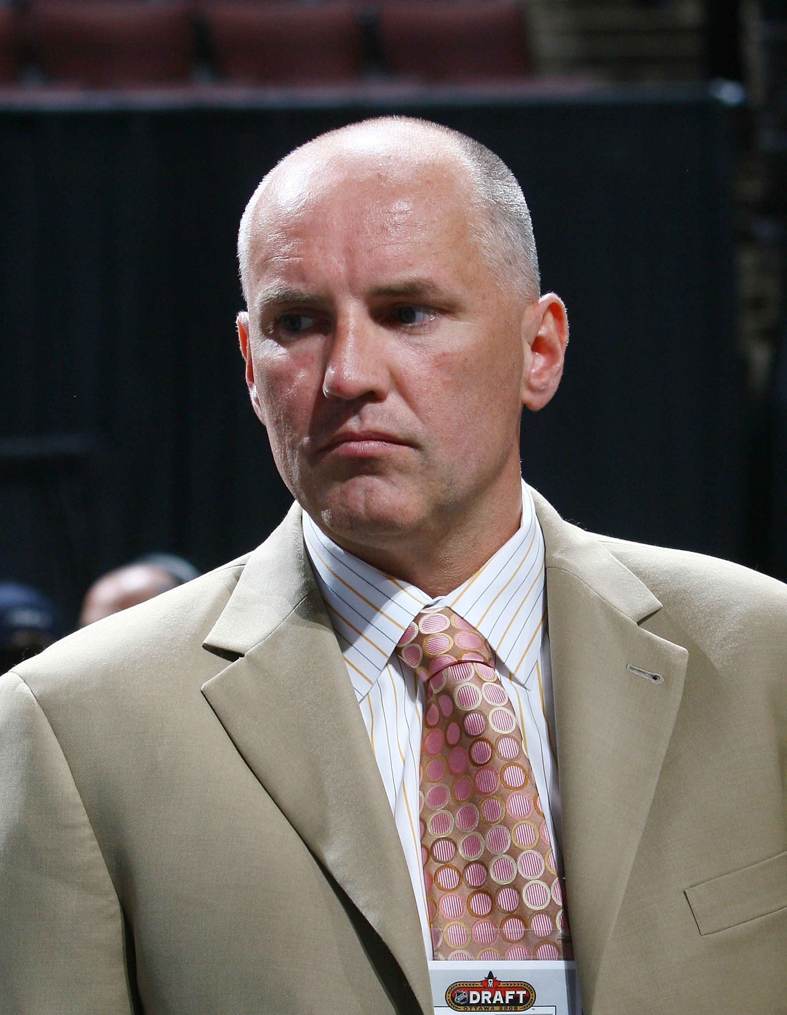 OTTAWA, ON - JUNE 20: Doug Armstrong of the St. Louis Blues photographed during the 2008 NHL Entry Draft at Scotiabank Place on June 20, 2008 in Ottawa, Ontario, Canada. (Photo by Bruce Bennett/Getty Images) OTTAWA, ON - JUNE 20: Doug Armstrong of the St. Louis Blues photographed during the 2008 NHL Entry Draft at Scotiabank Place on June 20, 2008 in Ottawa, Ontario, Canada. (Photo by Bruce Bennett/Getty Images)