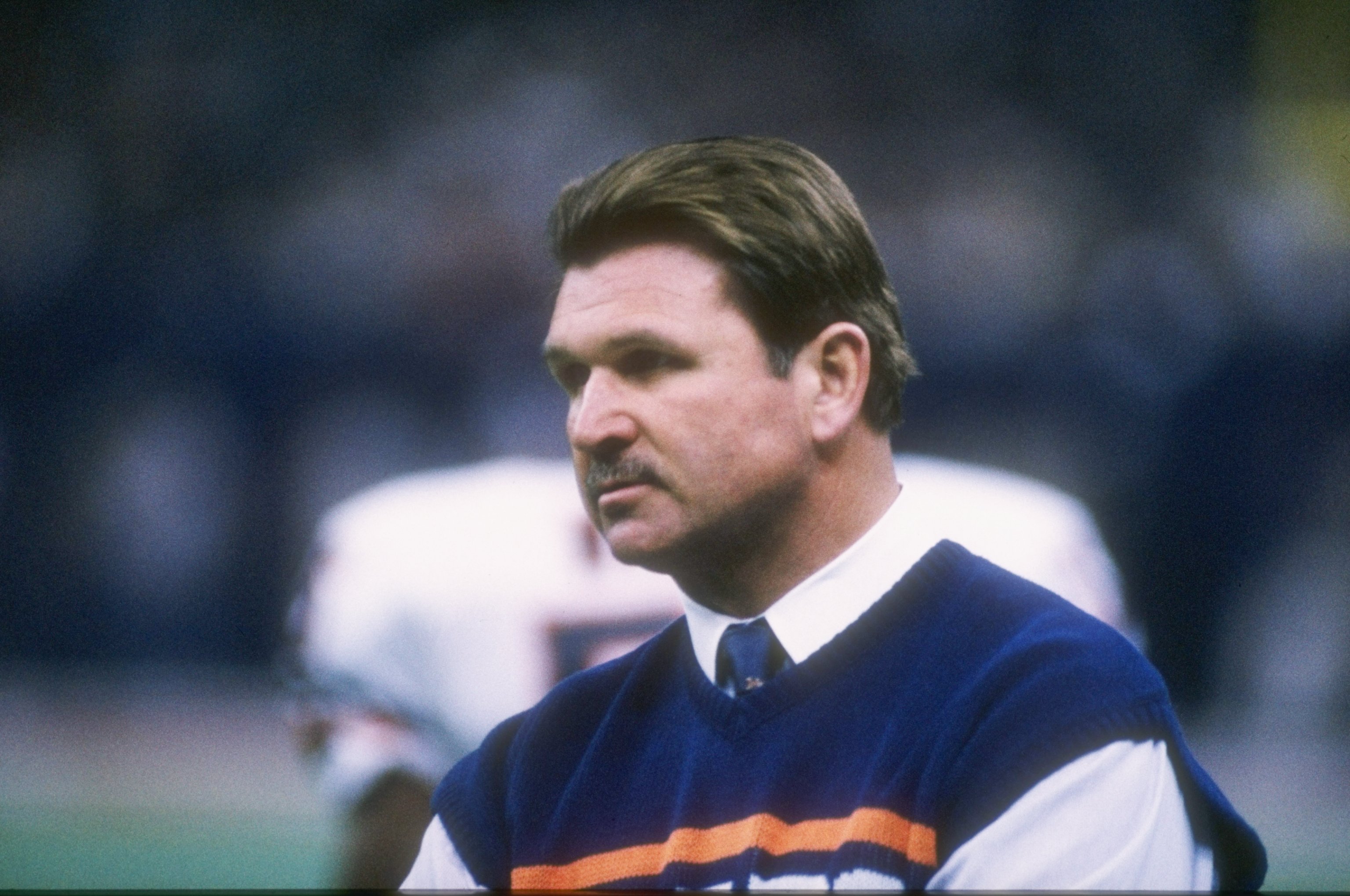26 Jan 1986:  Head coach Mike Ditka of the Chicago Bears during the Bears 46-10 victory over the New England Patriots in Super Bowl XX at the Louisiana Superdome in New Orleans, Louisiana.  Mandatory Credit: Mike Powell  /Allsport