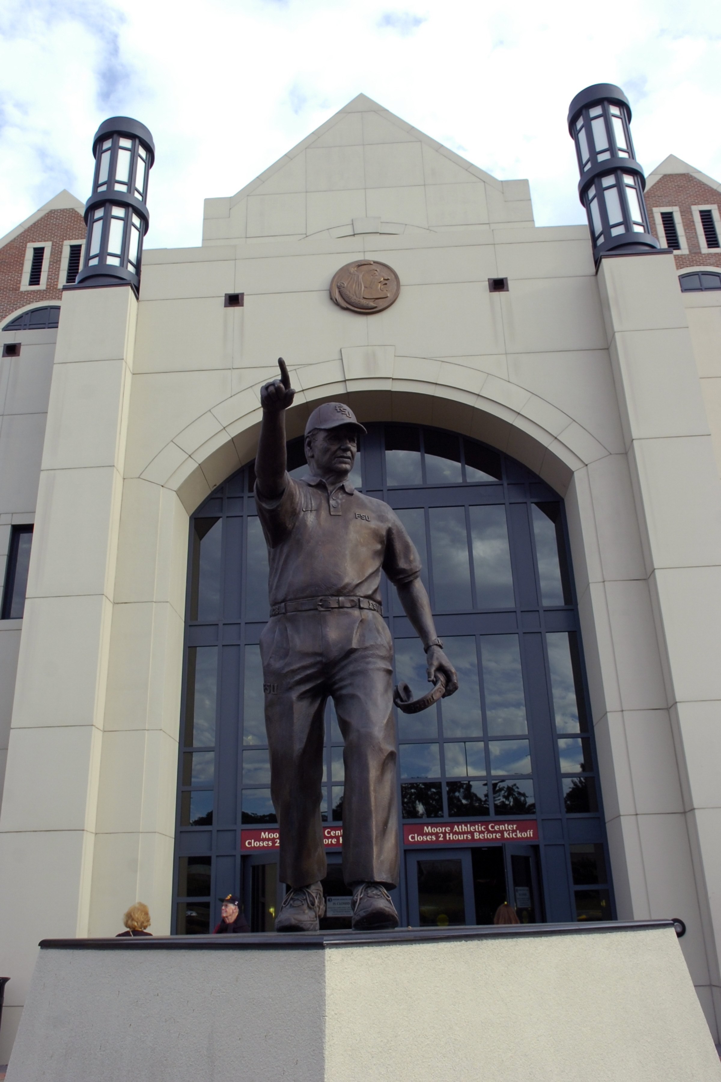 TALLAHASSEE, FL - OCTOBER 27: A statute of coach Bobby Bowden greets fans as the Florida State Seminoles host the Duke Blue Devils at Doak Campbell Stadium on October 27, 2007 in Tallahassee, Florida.  FSU won 25-6. (Photo by Al Messerschmidt/Getty Images