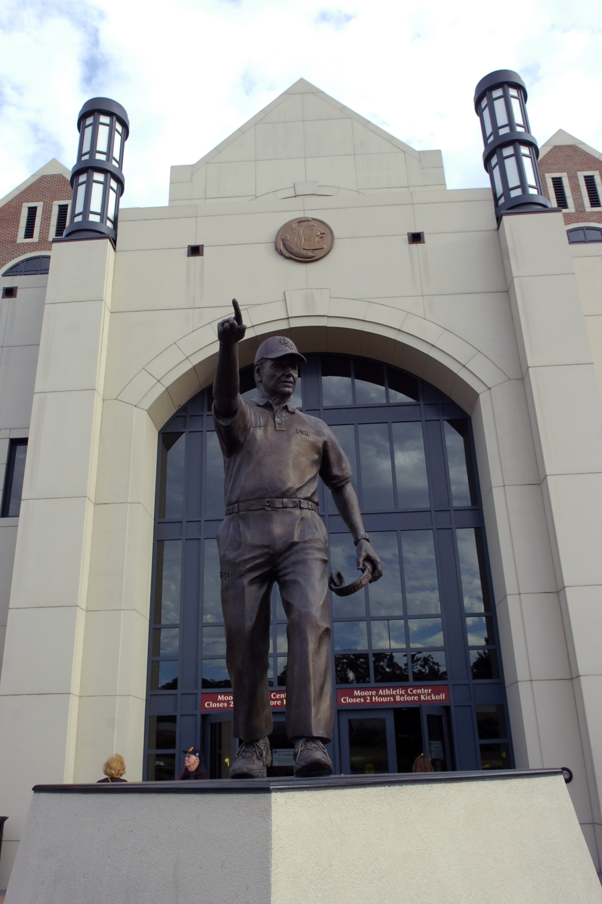 TALLAHASSEE, FL - OCTOBER 27: A statute of coach Bobby Bowden greets fans as the Florida State Seminoles host the Duke Blue Devils at Doak Campbell Stadium on October 27, 2007 in Tallahassee, Florida.  FSU won 25-6. (Photo by Al Messerschmidt/Getty Images