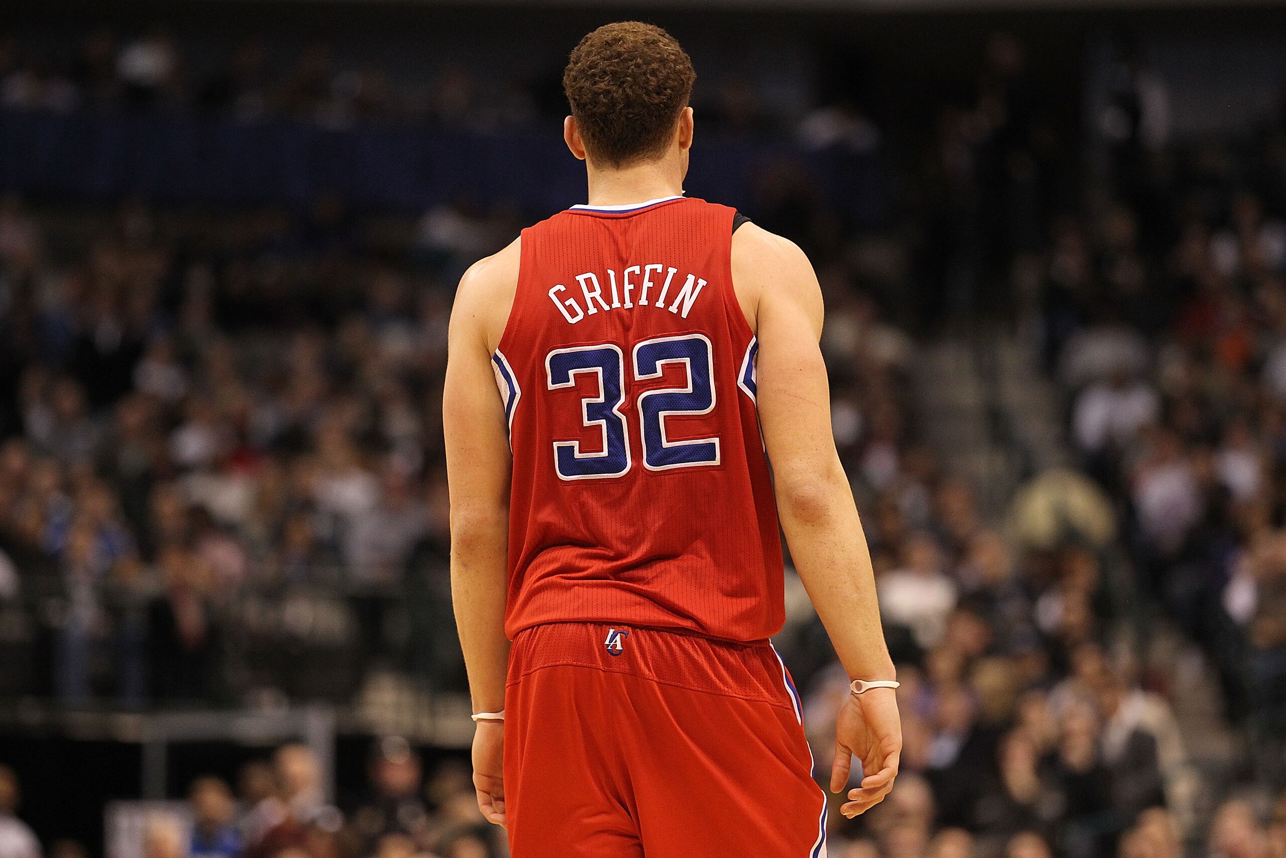 DALLAS, TX - JANUARY 25:  Forward Blake Griffin #32 of the Los Angeles Clippers during play against the Dallas Mavericks at American Airlines Center on January 25, 2011 in Dallas, Texas.  NOTE TO USER: User expressly acknowledges and agrees that, by downl