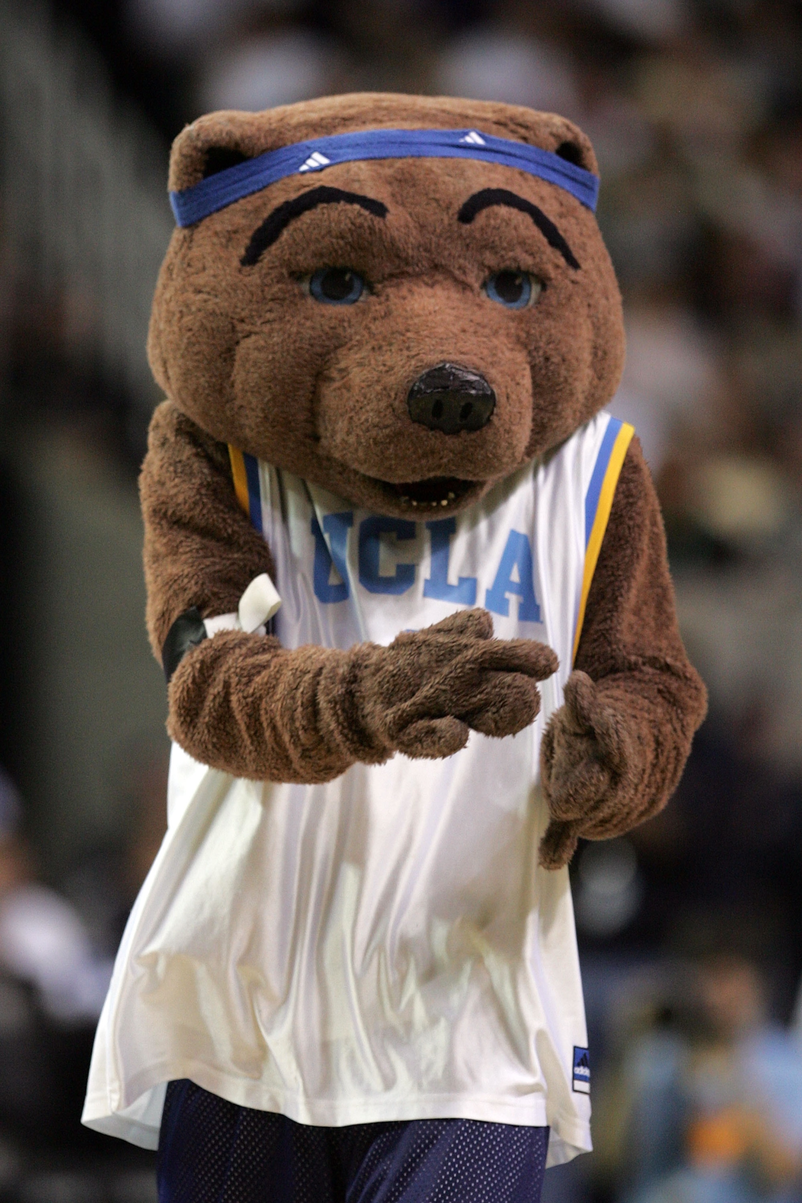 ATLANTA - MARCH 31: The UCLA Bruins' mascot performs during the National Semifinal game against the Florida Gators in the NCAA Men's Final Four at the Georgia Dome on March 31, 2007 in Atlanta, Georgia. (Photo by Andy Lyons/Getty Images) ATLANTA - MARCH 31: The UCLA Bruins' mascot performs during the National Semifinal game against the Florida Gators in the NCAA Men's Final Four at the Georgia Dome on March 31, 2007 in Atlanta, Georgia. (Photo by Andy Lyons/Getty Images)