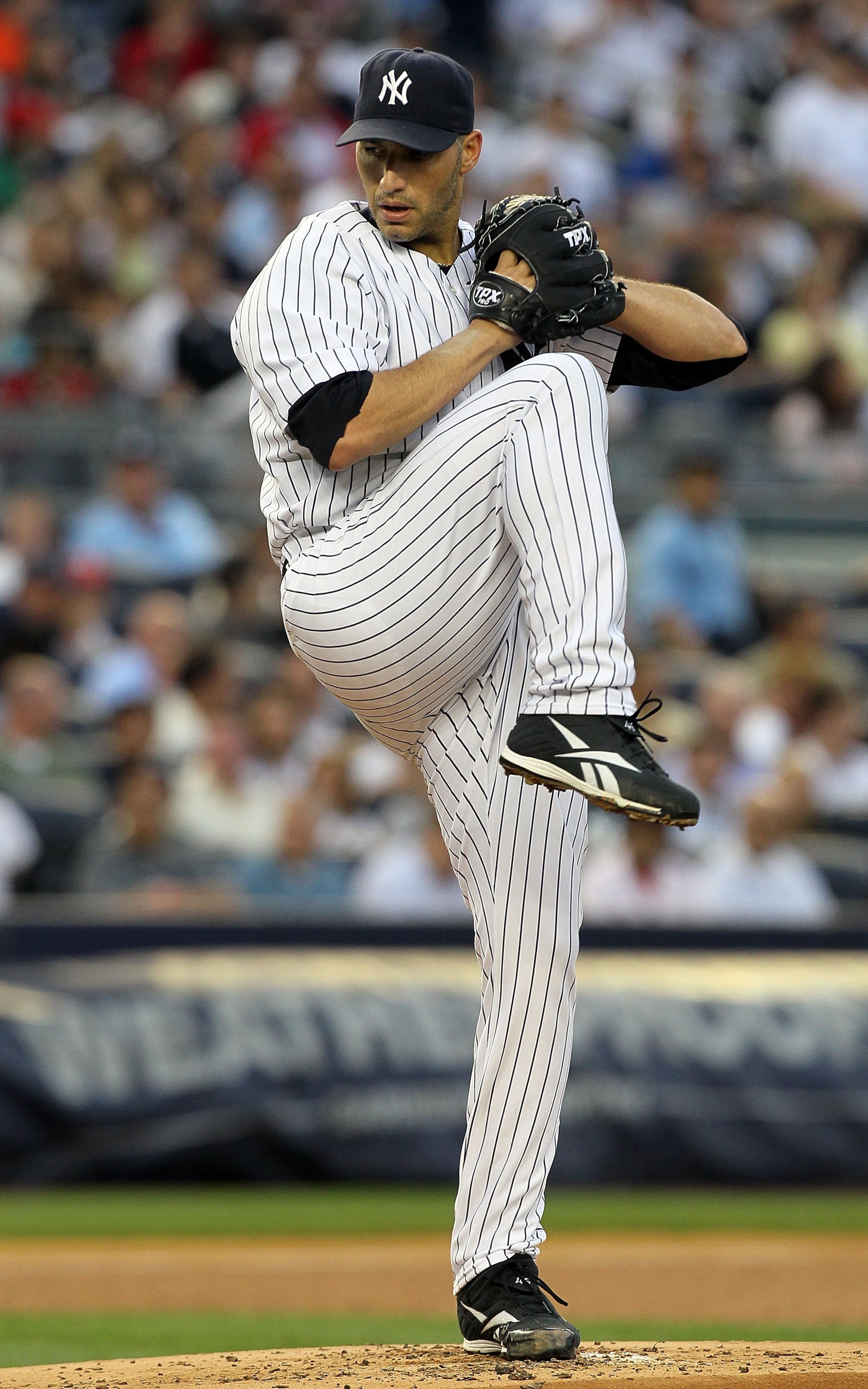 NEW YORK - JUNE 17: Andy Pettitte #46 of the New York Yankees delivers a pitch against the Philadelphia Phillies on June 17, 2010 at Yankee Stadium in the Bronx borough of New York City. (Photo by Jim McIsaac/Getty Images) NEW YORK - JUNE 17: Andy Pettitte #46 of the New York Yankees delivers a pitch against the Philadelphia Phillies on June 17, 2010 at Yankee Stadium in the Bronx borough of New York City. (Photo by Jim McIsaac/Getty Images)