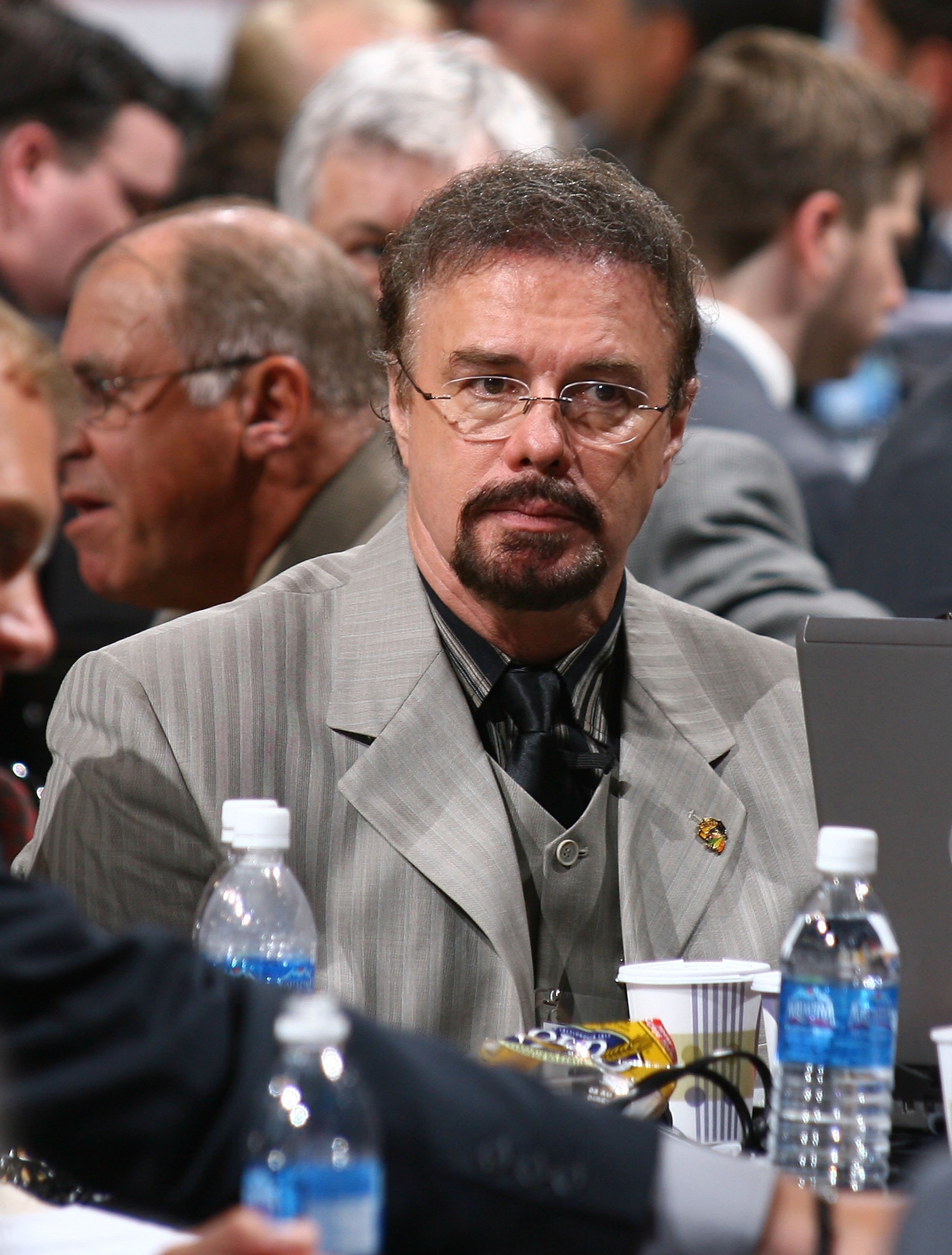 OTTAWA, ON - JUNE 20: Rick Dudley of the Chicgao Blackhawks photographed during the 2008 NHL Entry Draft at Scotiabank Place on June 20, 2008 in Ottawa, Ontario, Canada. (Photo by Bruce Bennett/Getty Images) OTTAWA, ON - JUNE 20: Rick Dudley of the Chicgao Blackhawks photographed during the 2008 NHL Entry Draft at Scotiabank Place on June 20, 2008 in Ottawa, Ontario, Canada. (Photo by Bruce Bennett/Getty Images)