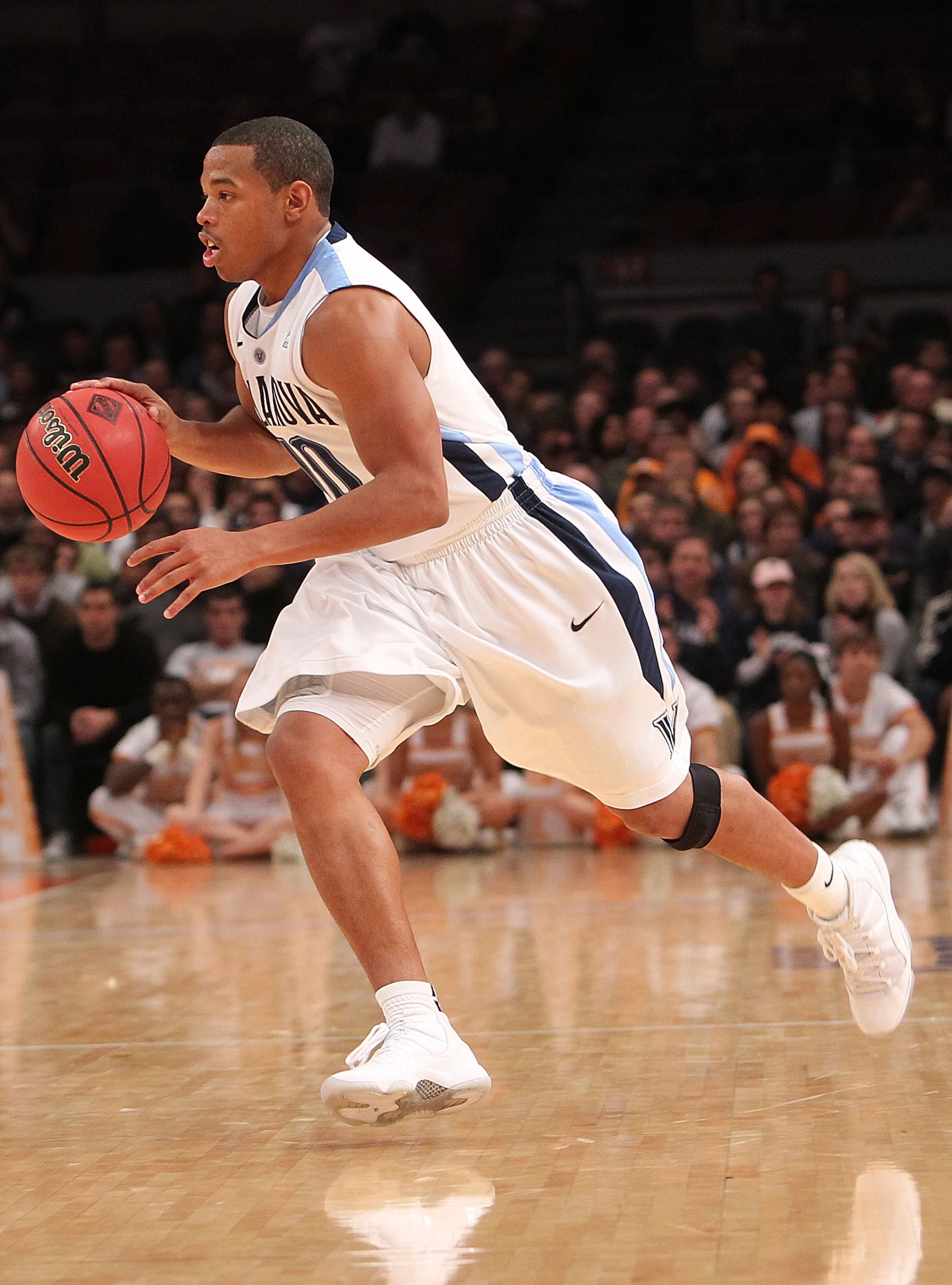 NEW YORK - NOVEMBER 26: Corey Fisher #10 of the Villanova Wildcats dribbles the ball against the Tennessee Volunteers during the Championship game at Madison Square Garden on November 26, 2010 in New York City. (Photo by Nick Laham/Getty Images) NEW YORK - NOVEMBER 26: Corey Fisher #10 of the Villanova Wildcats dribbles the ball against the Tennessee Volunteers during the Championship game at Madison Square Garden on November 26, 2010 in New York City. (Photo by Nick Laham/Getty Images)