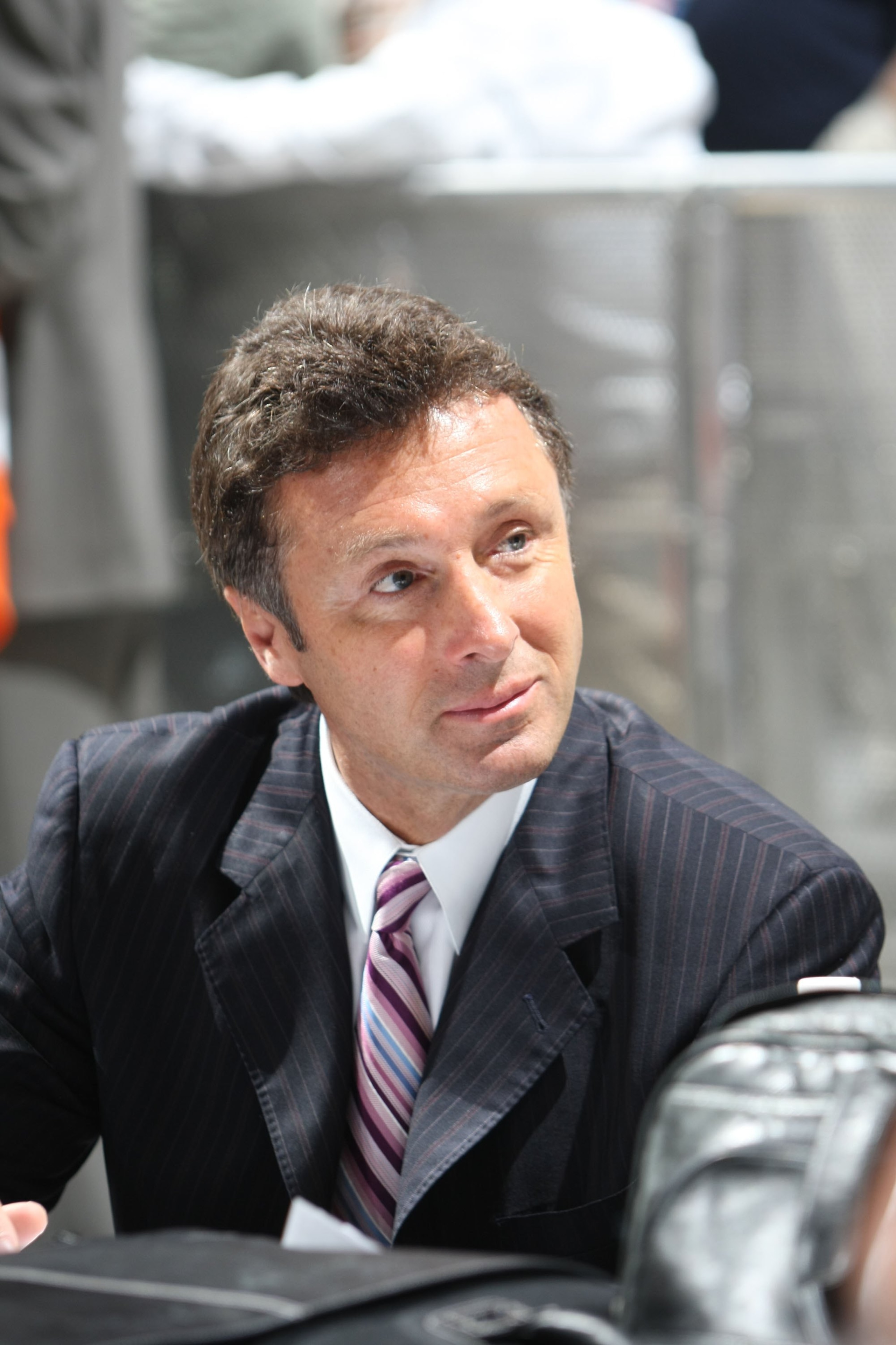 MONTREAL, QC - JUNE 27: Executive Vice President & General Manager Doug Wilson of the San Jose Sharks looks on during the 2009 NHL Entry Draft at the Bell Centre on June 27, 2009 in Montreal, Quebec, Canada. (Photo by Bruce Bennett/Getty Images) MONTREAL, QC - JUNE 27: Executive Vice President & General Manager Doug Wilson of the San Jose Sharks looks on during the 2009 NHL Entry Draft at the Bell Centre on June 27, 2009 in Montreal, Quebec, Canada. (Photo by Bruce Bennett/Getty Images)