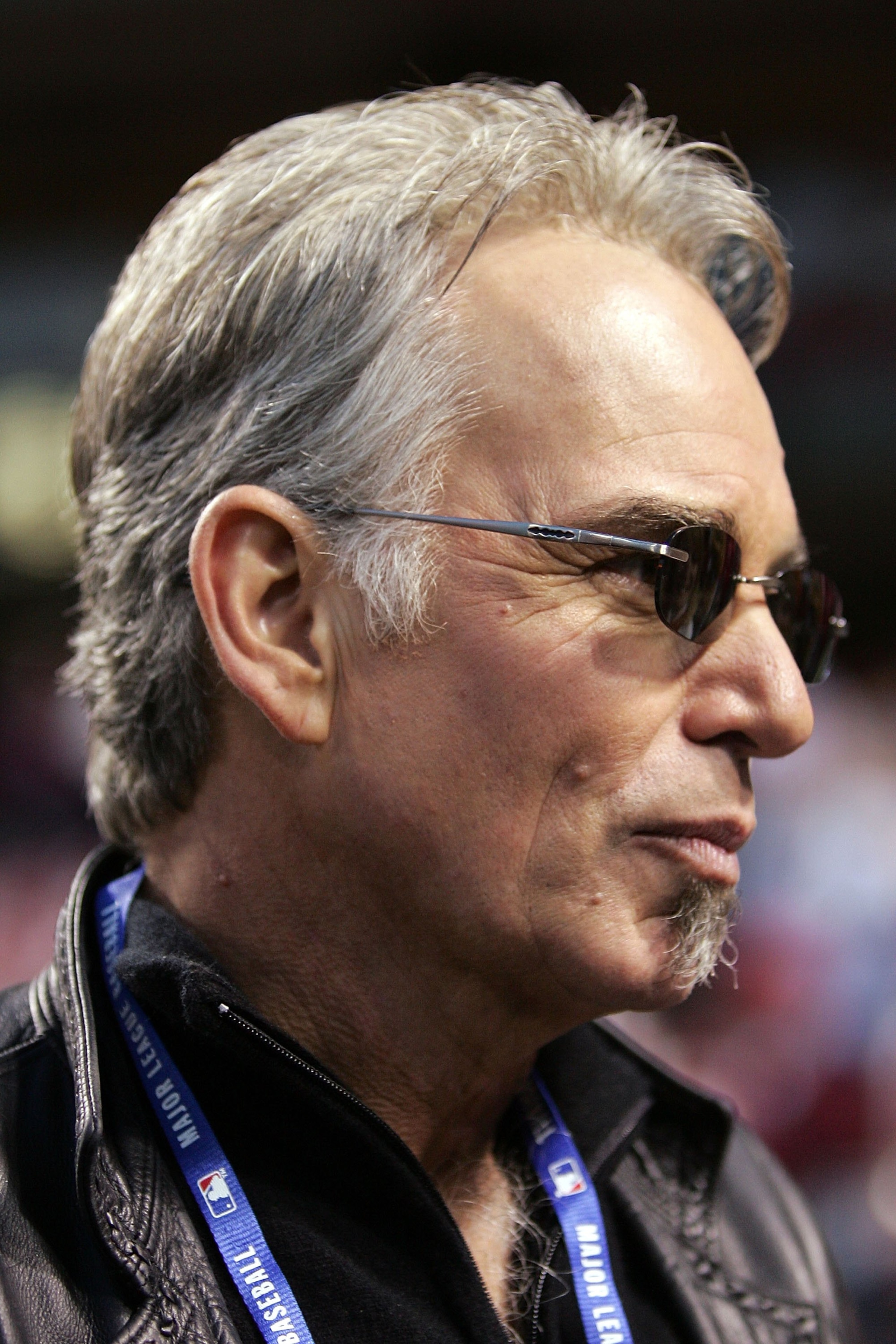 ST LOUIS - OCTOBER 24:  Actor Billy Bob Thornton looks on before Game Three of 2006 World Series between the Detroit Tigers and the St. Louis Cardinals at Busch Stadium on October 24, 2006 in St. Louis, Missouri.  (Photo by Elsa/Getty Images)