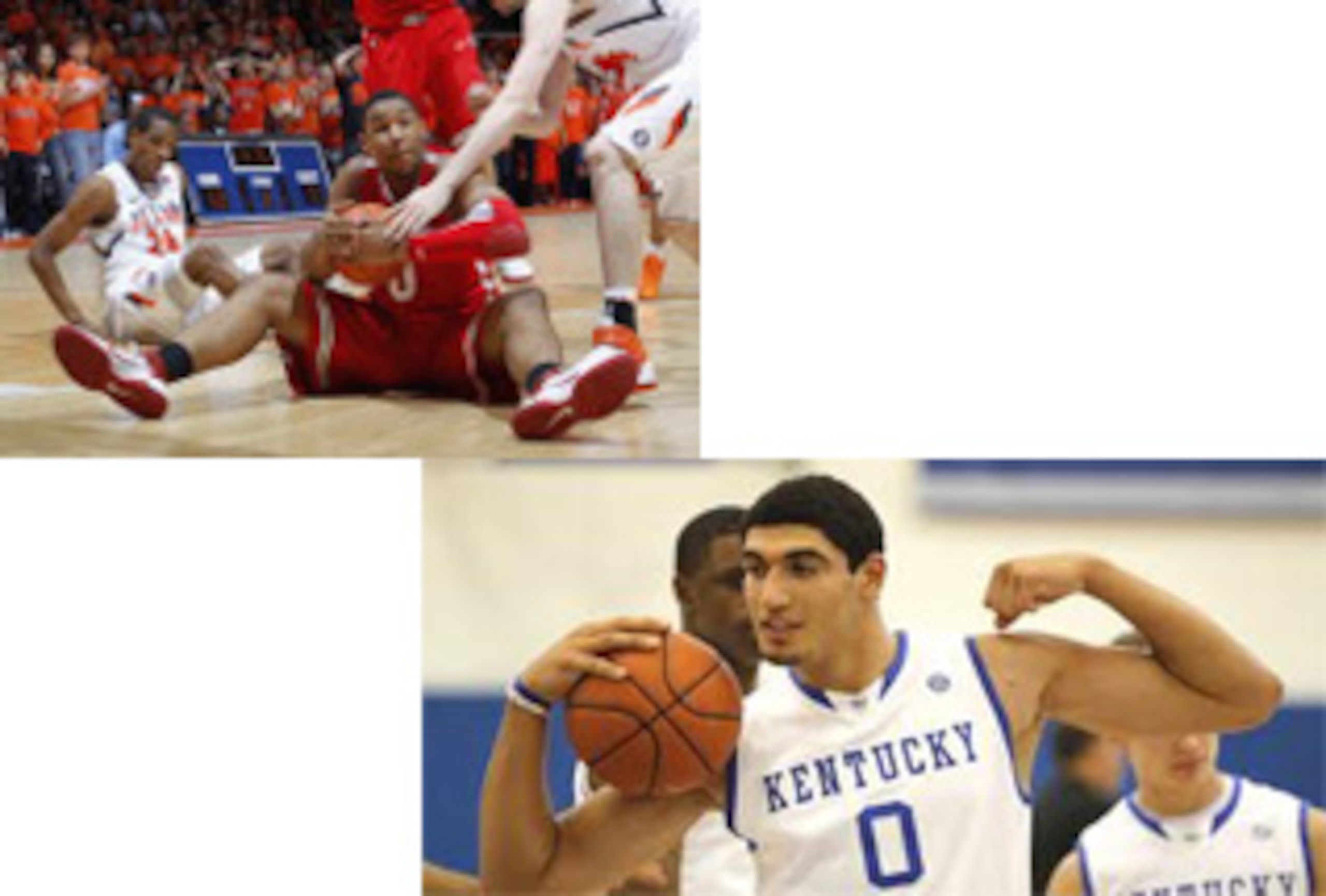 Jared Kanter gets "down and dirty - Enes Kanter "flexing"