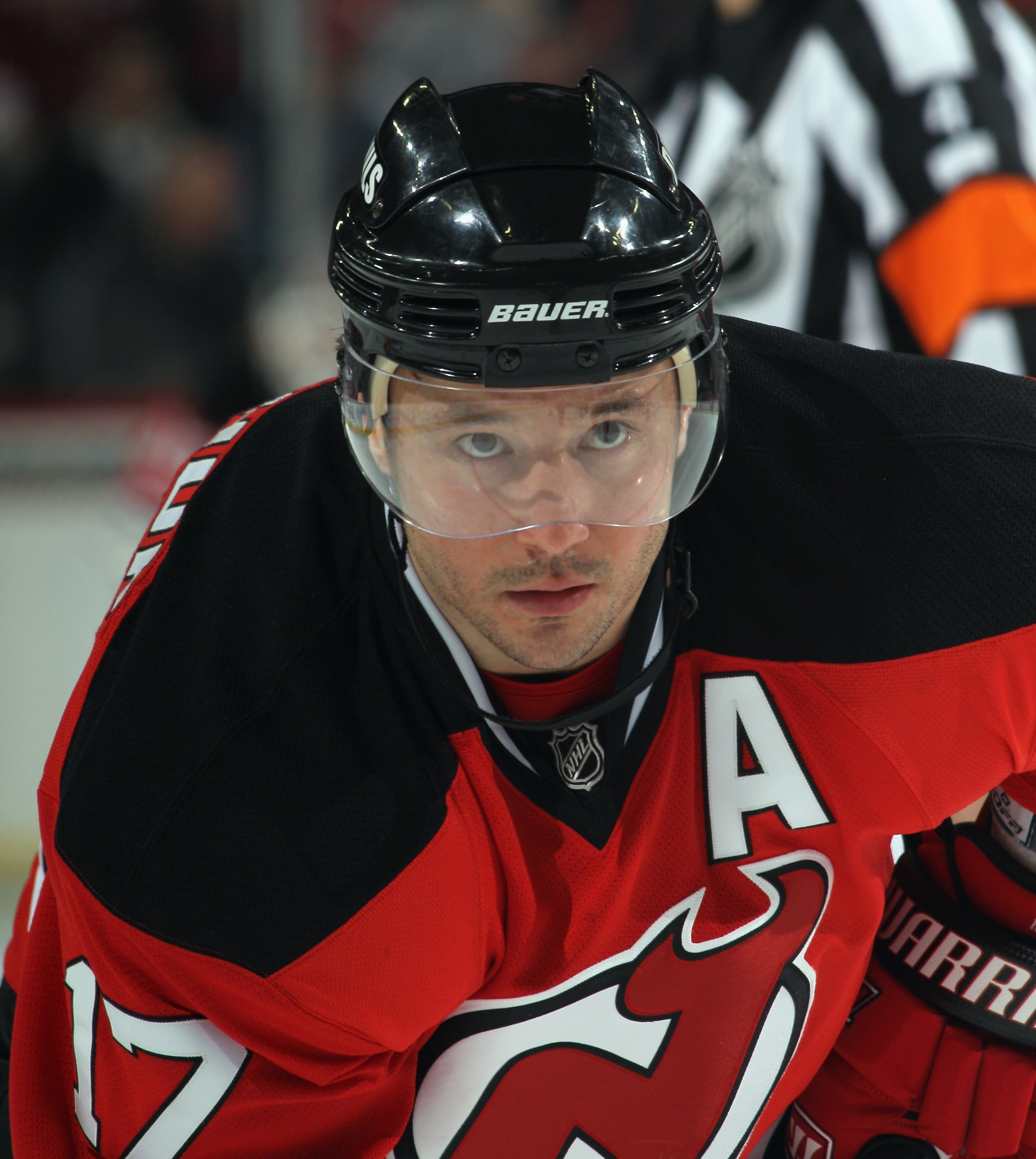 NEWARK, NJ - DECEMBER 11:  Ilya Kovalchuk #17 of the New Jersey Devils skates against the Detroit Red Wings at the Prudential Center on December 11, 2010 in Newark, New Jersey. The Red Wings defeated the the Devils 4-1.  (Photo by Bruce Bennett/Getty Imag