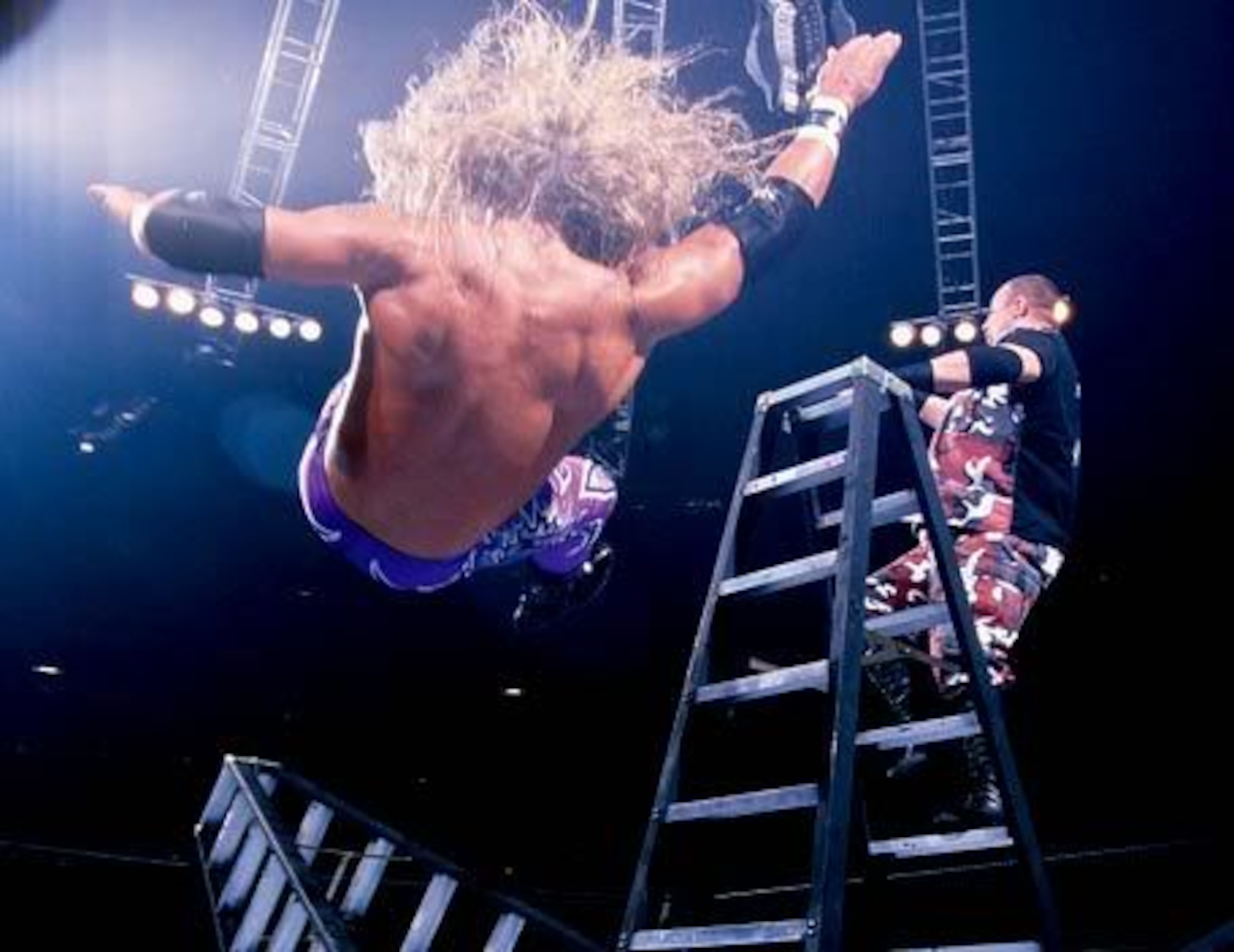 Edge & Christian, the Dudley Boyz, and the Hardy Boyz wrestled in three historic ladder matches between 2000 and 2001. It was WrestleMania XVII's installment of "Tables, Ladders, and Chairs" that set the gold standard for them all.