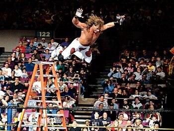 While Ladder Matches may seem fairly ordinary in 2011, it's only because Shawn Michaels and Razor Ramon practically invented the modern Ladder Match in 1994.