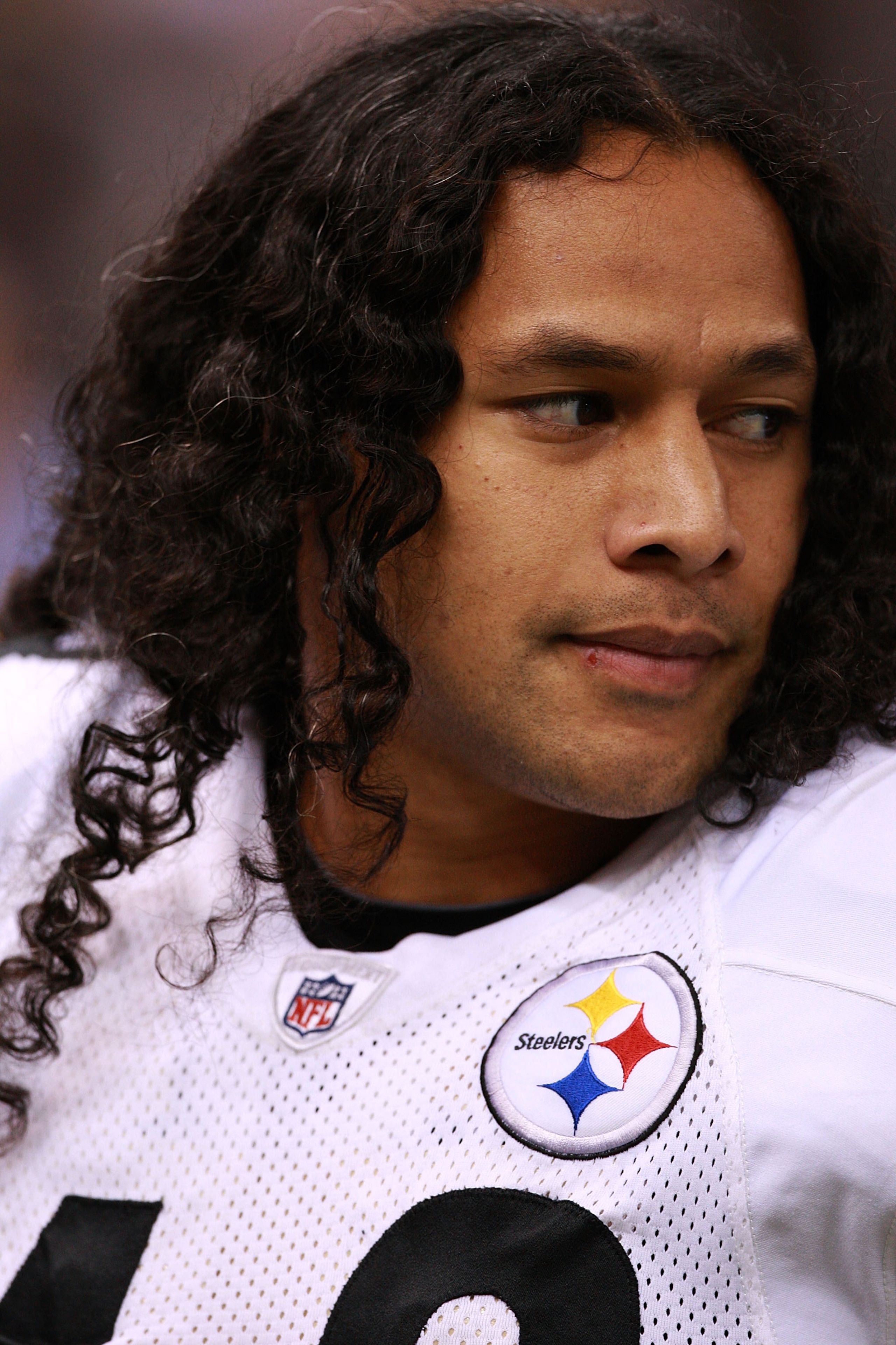 NEW ORLEANS - OCTOBER 31: Troy Polamalu #43 of the Pittsburgh Steelers waits on the sideline before the game against the New Orleans Saints at Louisiana Superdome on October 31, 2010 in New Orleans, Louisiana. The Saints won 20-10 over the Steelers. (P NEW ORLEANS - OCTOBER 31: Troy Polamalu #43 of the Pittsburgh Steelers waits on the sideline before the game against the New Orleans Saints at Louisiana Superdome on October 31, 2010 in New Orleans, Louisiana. The Saints won 20-10 over the Steelers. (P