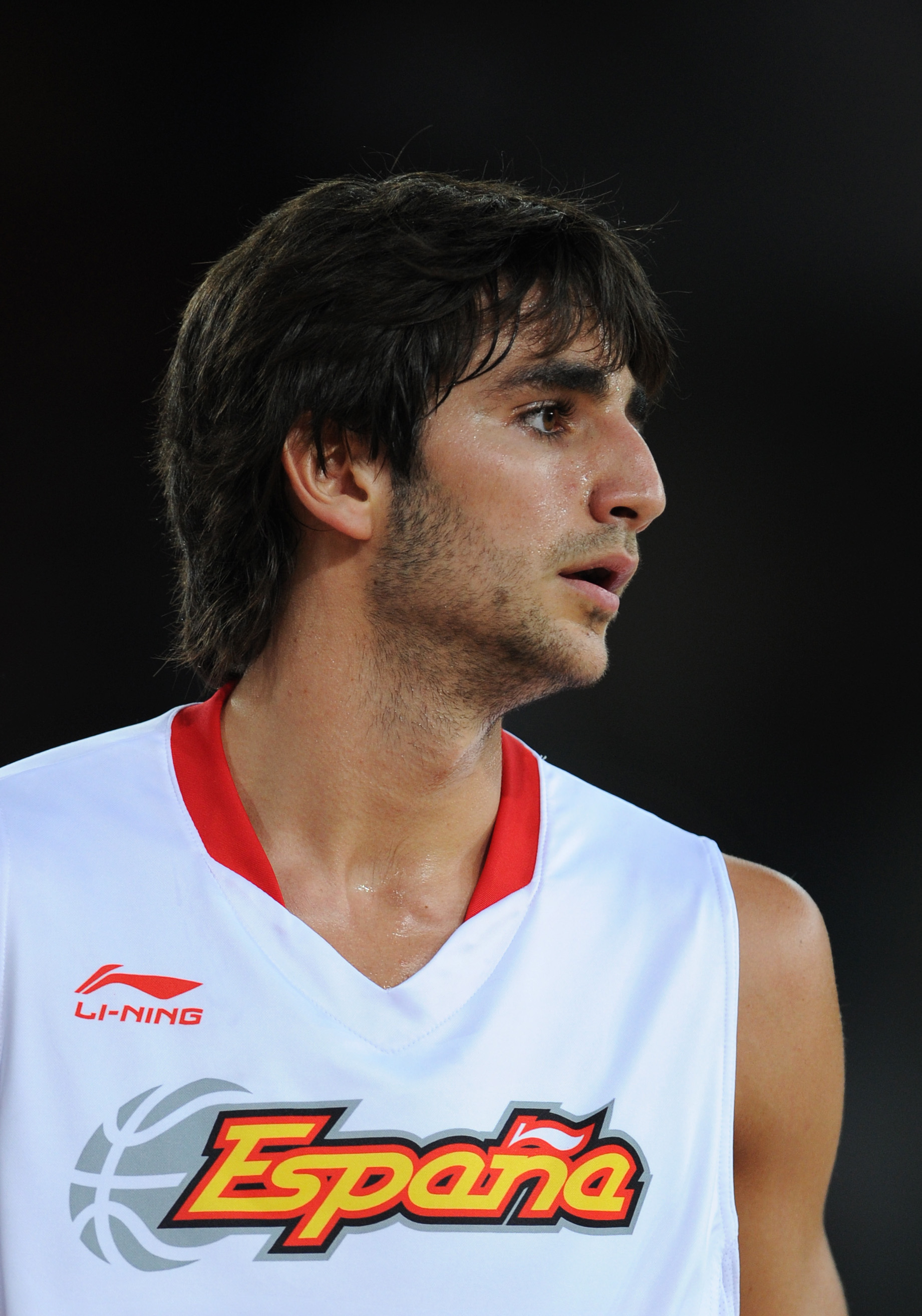 MADRID, SPAIN - AUGUST 22:  Ricky Rubio of Spain watches on during a friendly basketball game between Spain and the USA at La Caja Magica on August 22, 2010 in Madrid, Spain.  (Photo by Jasper Juinen/Getty Images)