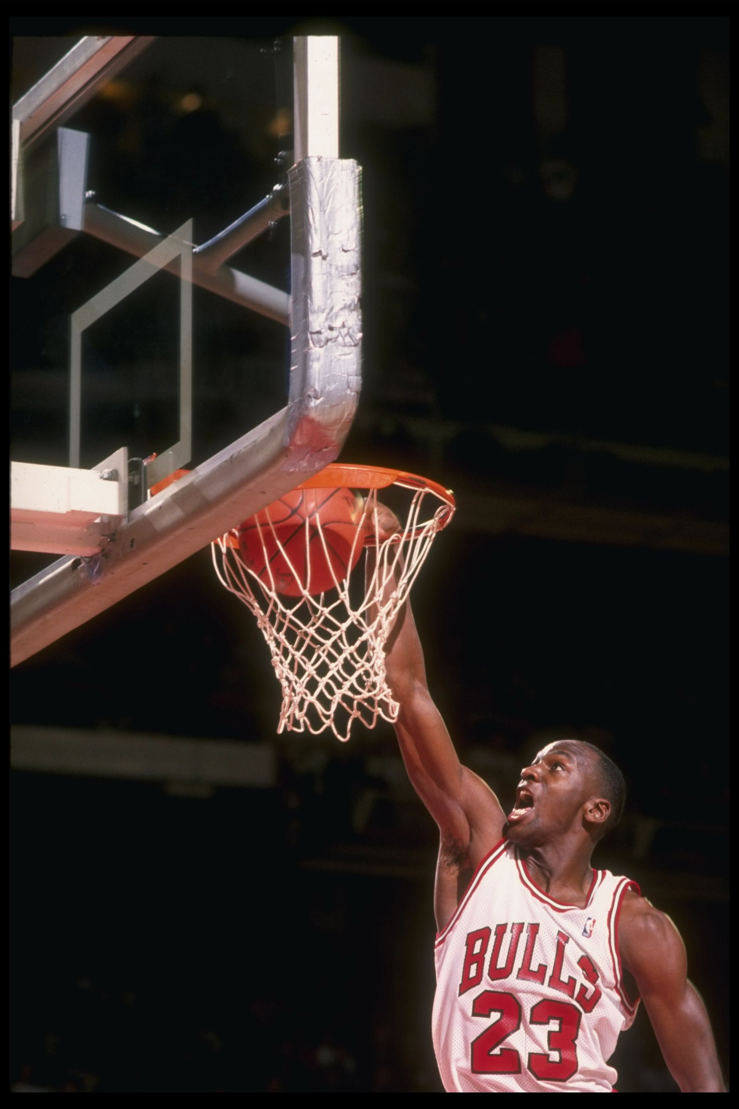 1985-86: Guard Michael Jordan of the Chicago Bulls.