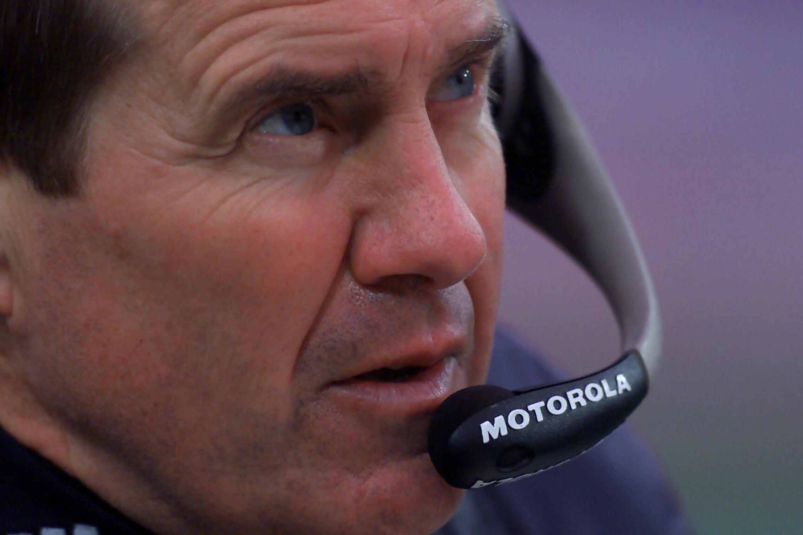 16 Dec 2001: Head Coach Bill Belicheck of the New England Patriots checks the scoreboard during their game against the Buffalo Bills at Ralph Wilson Stadium in Orchard Park, New York. The New England Patriots won the game 12-9 in overtime. DIGITAL IMAGE. 16 Dec 2001: Head Coach Bill Belicheck of the New England Patriots checks the scoreboard during their game against the Buffalo Bills at Ralph Wilson Stadium in Orchard Park, New York. The New England Patriots won the game 12-9 in overtime. DIGITAL IMAGE.