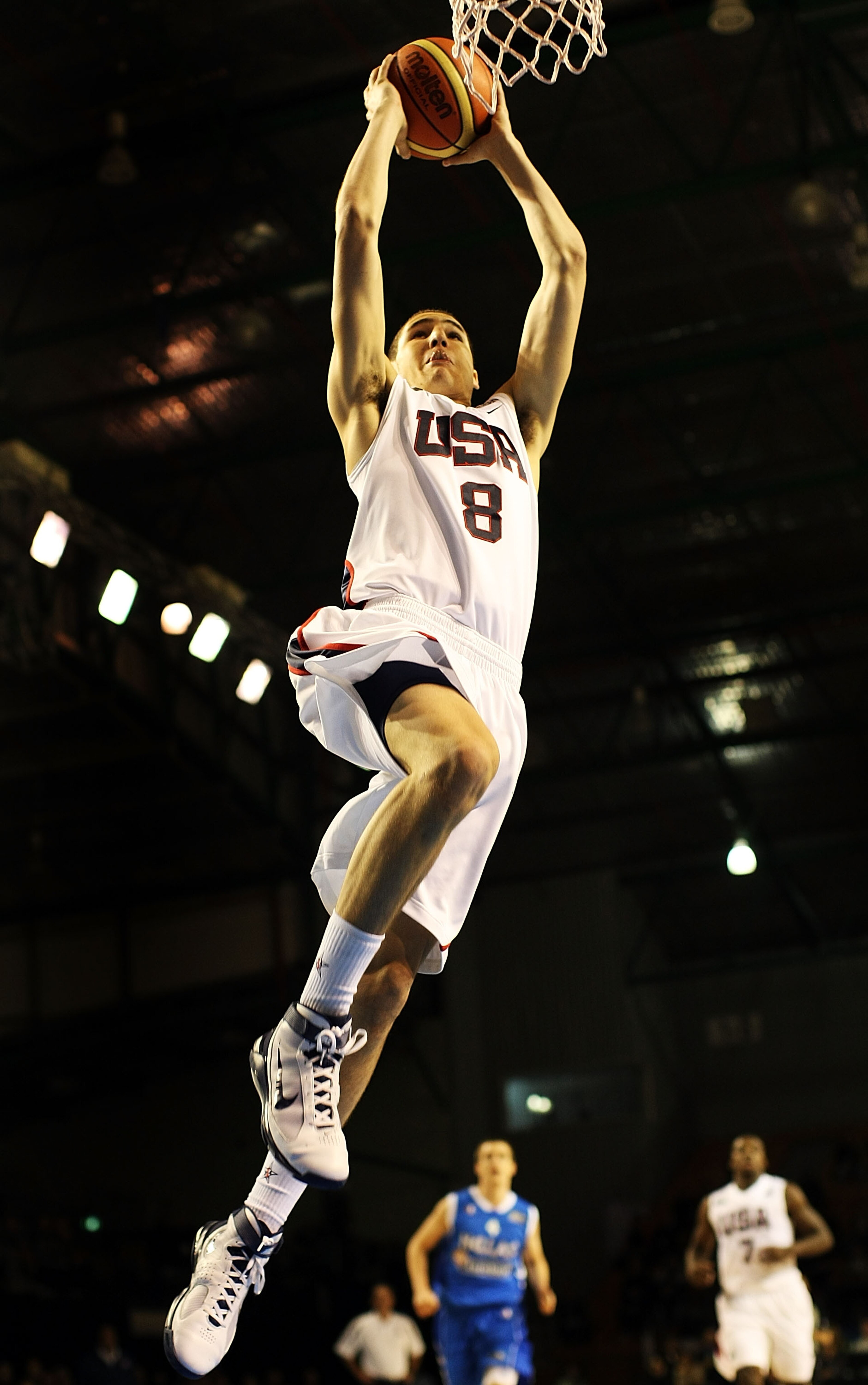 AUCKLAND, NEW ZEALAND - JULY 06: Klay Thompson of the United States dunks the ball during the U19 Basketball World Championships match between the United States and Greece at North Shore Events Centre on July 6, 2009 in Auckland, New Zealand. (Photo by AUCKLAND, NEW ZEALAND - JULY 06: Klay Thompson of the United States dunks the ball during the U19 Basketball World Championships match between the United States and Greece at North Shore Events Centre on July 6, 2009 in Auckland, New Zealand. (Photo by