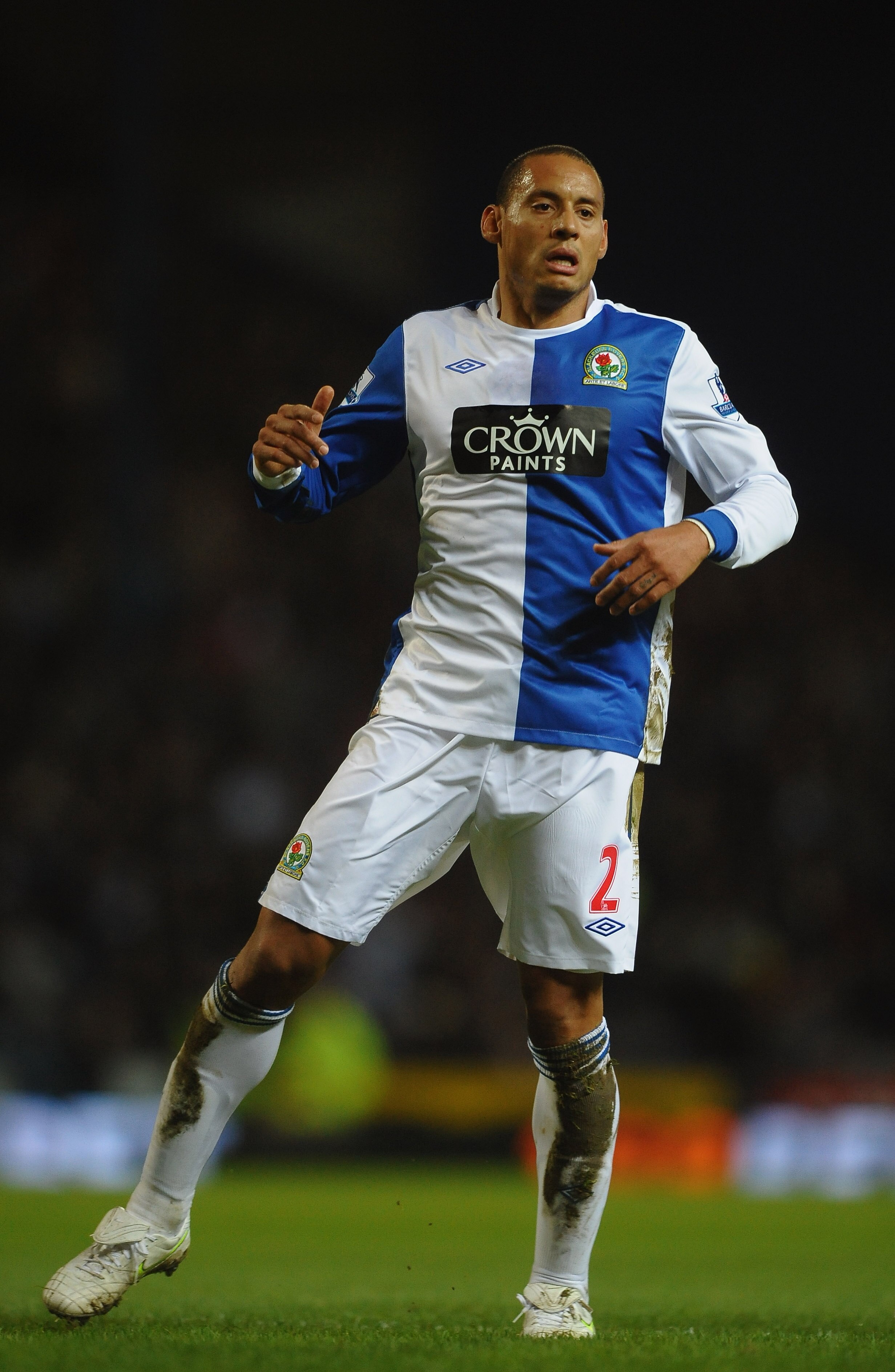 BLACKBURN, ENGLAND - FEBRUARY 02:  Jermaine Jones of Blackburn Rovers in action during the Barclays Premier League match between Blackburn Rovers and Tottenham Hotspur at Ewood Park on February 2, 2011 in Blackburn, England.  (Photo by Laurence Griffiths/