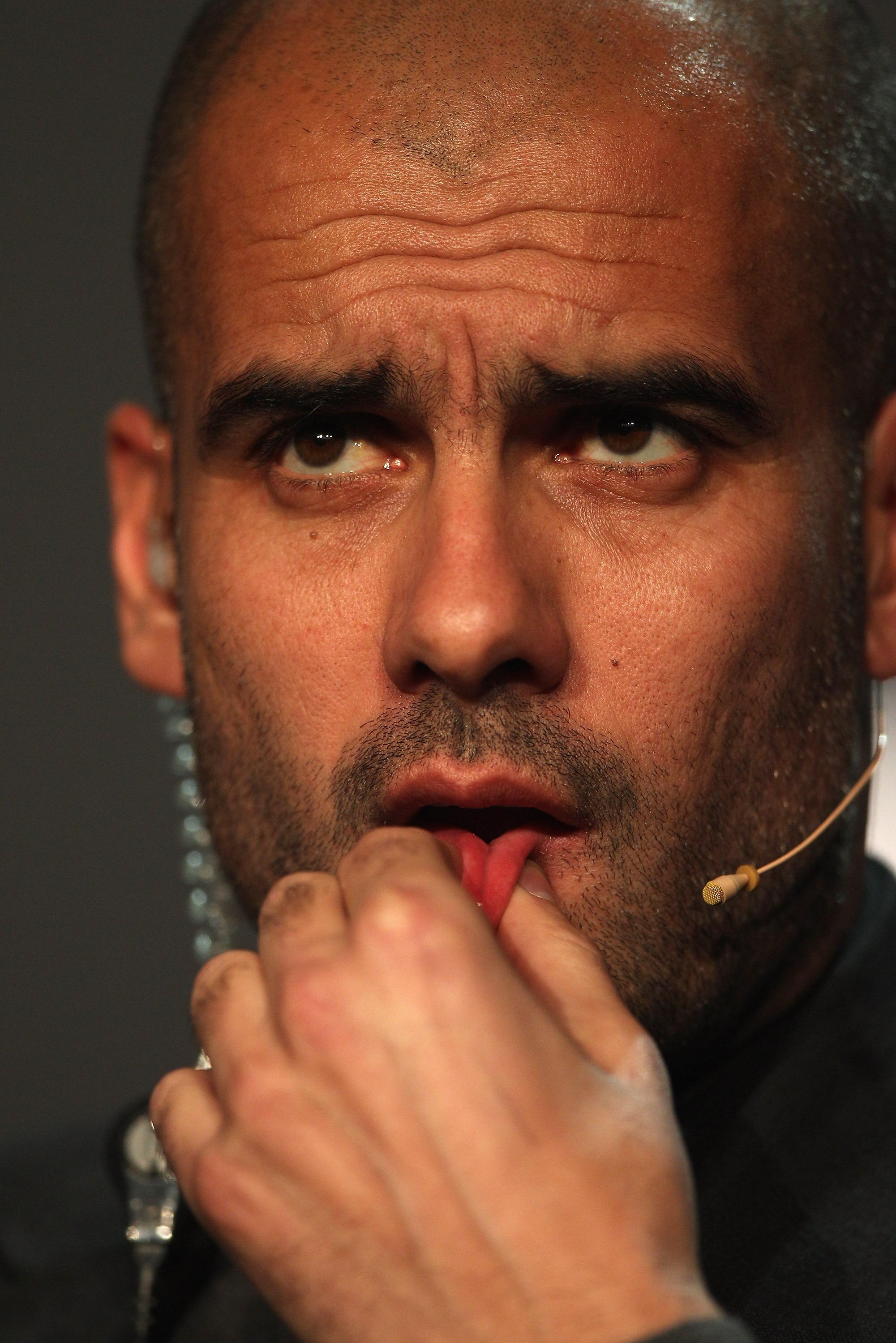 ZURICH, SWITZERLAND - JANUARY 10:  Pep Guardiola coach of Barcelona during the FIFA Ballon d'or Gala at the Zurich Kongresshaus on January 10, 2011 in Zurich, Switzerland.  (Photo by Michael Steele/Getty Images)