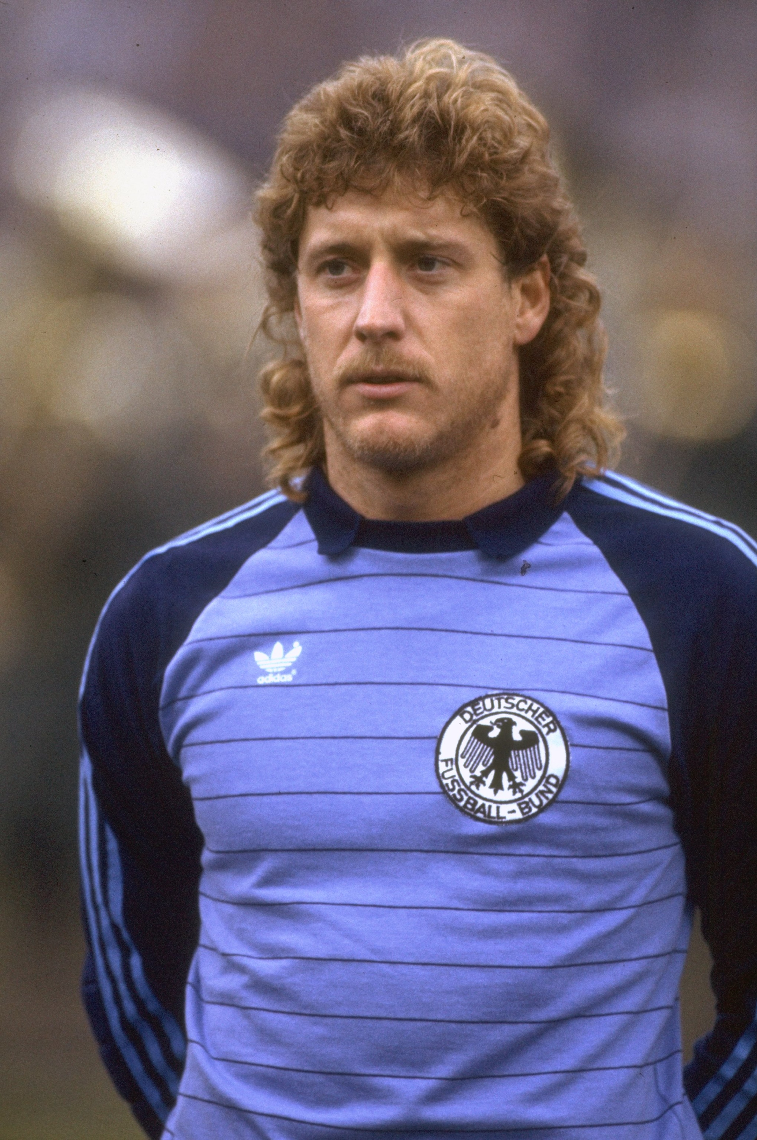 1982:  Portrait of Harald Schumacher of West Germany. \ Mandatory Credit: David Cannon /Allsport