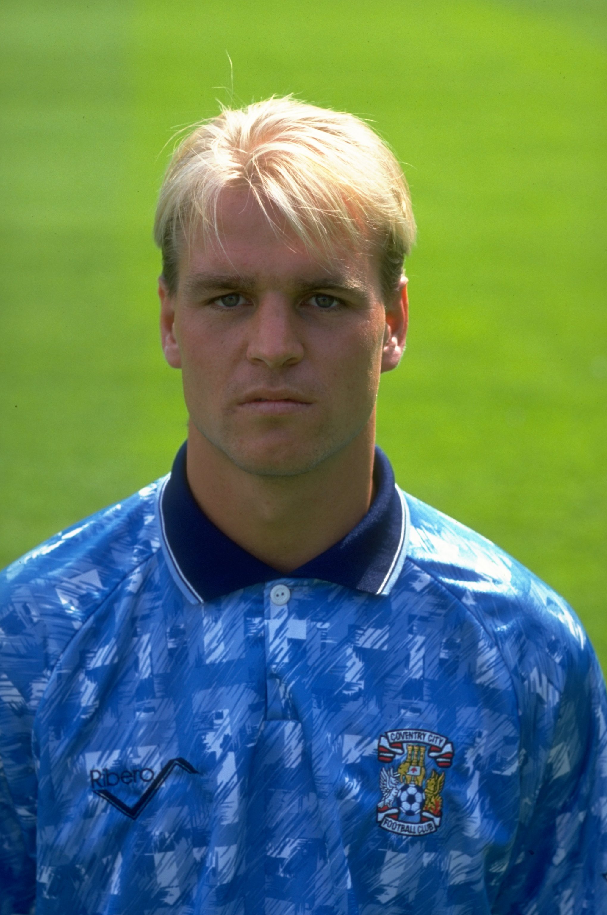 1992:  Portrait of David Busst of Coventry City. \ Mandatory Credit: Anton  Want/Allsport