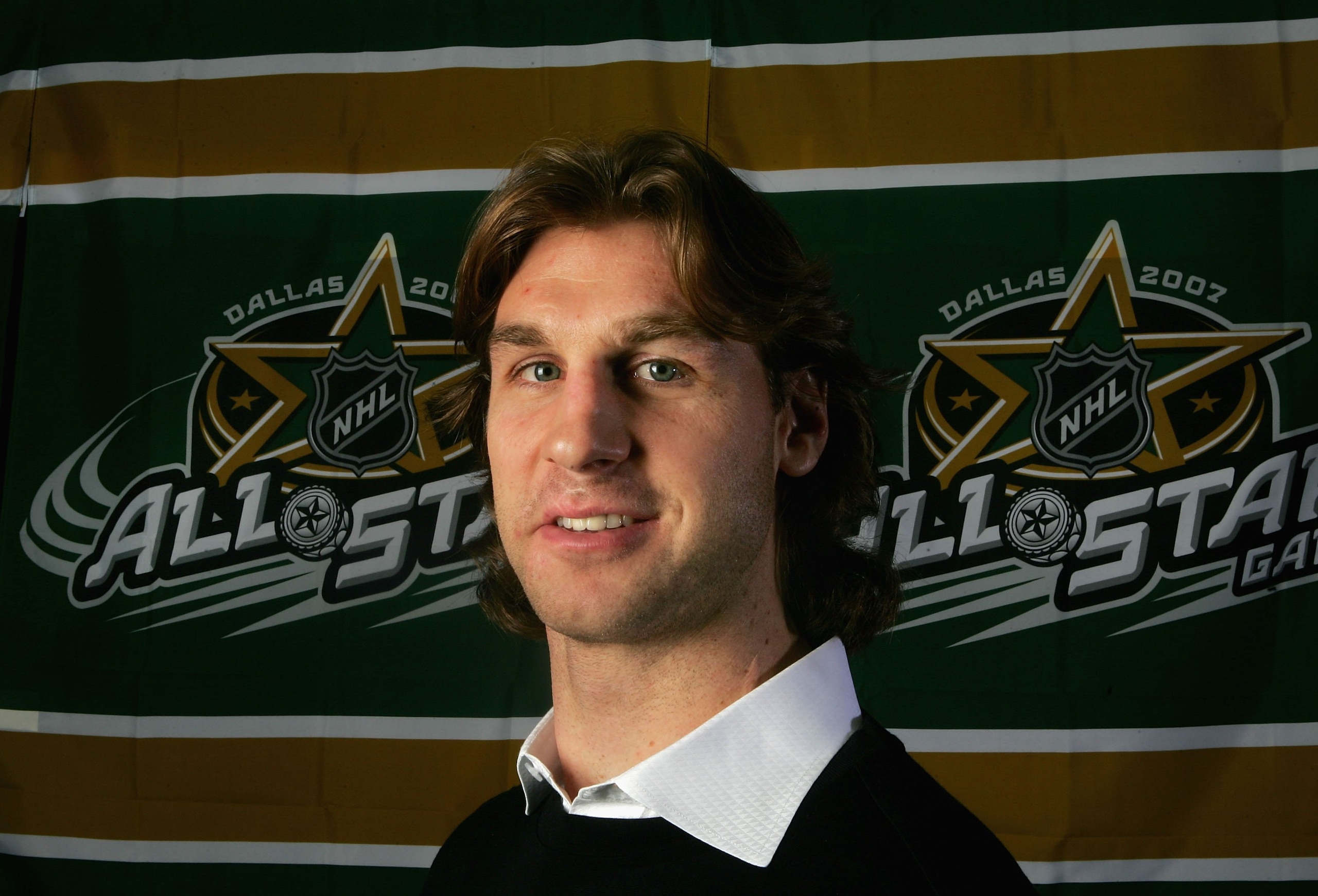 DALLAS - JANUARY 22:  Ryan Smyth of the Western Conference All-Stars (Edmonton Oilers) poses for a portrait for the 2007 NHL All-Star Game at the American Airlines Center on January 22, 2007 in Dallas, Texas.  (Photo by Ronald Martinez/Getty Images)