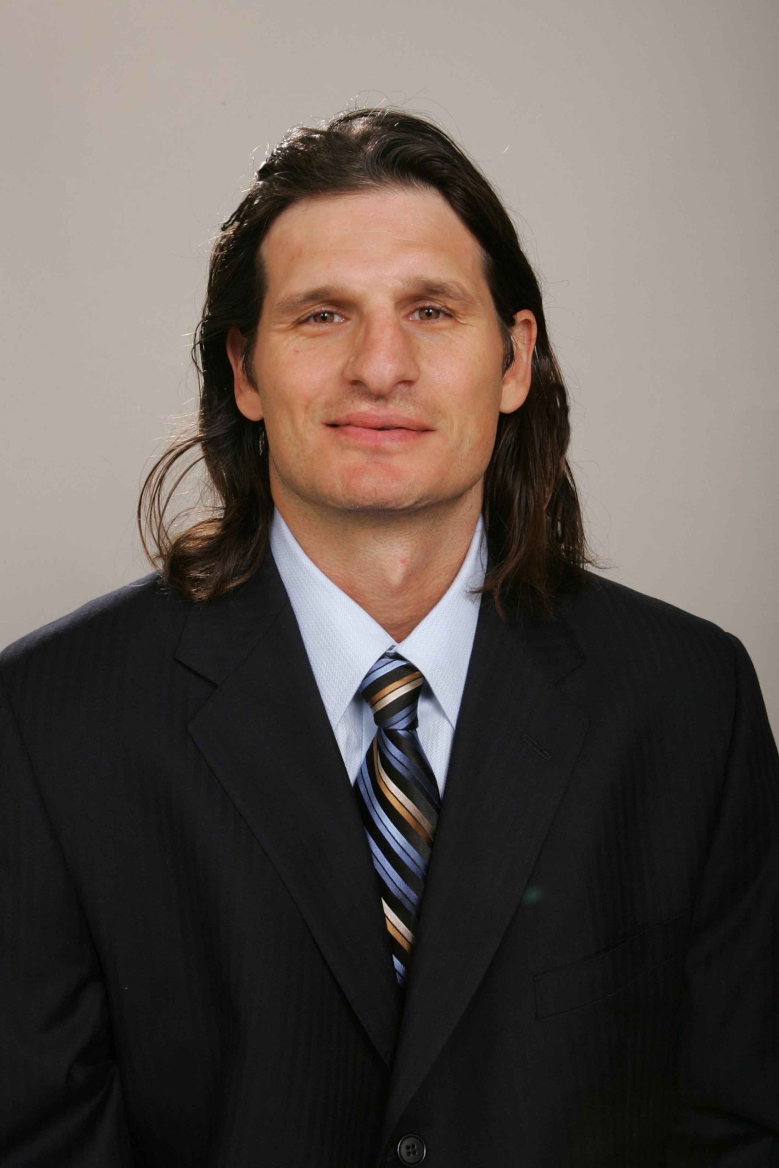 SAN JOSE, CA - 2007:  Mike Ricci of the San Jose Sharks poses for his 2007 NHL headshot at photo day in San Jose, California. (Photo by Getty Images)