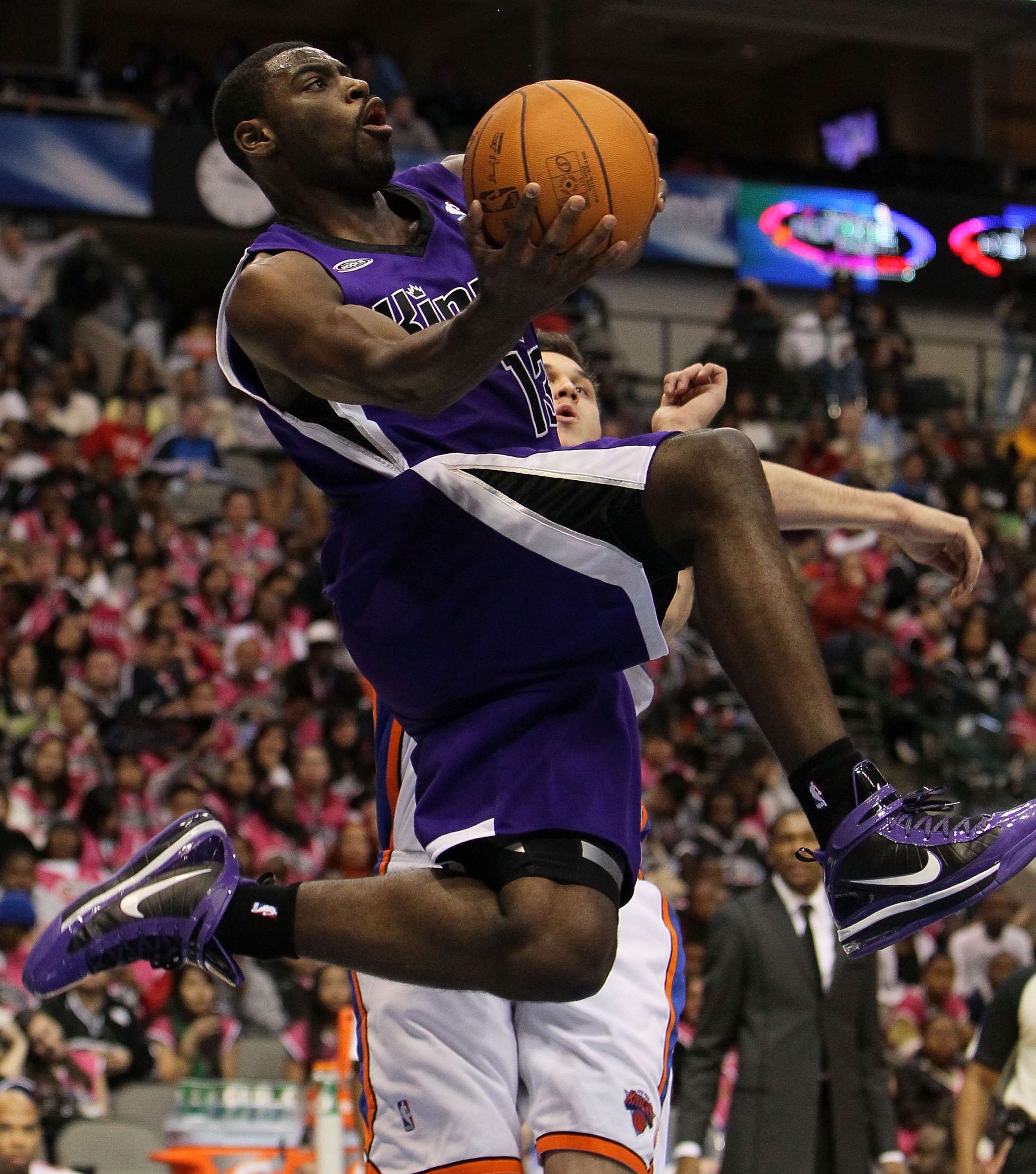 DALLAS - FEBRUARY 12: Tyreke Evans #13 of the Rookie team shoots against the Sophomore team during the second half of the T-Mobile Rookie Challenge & Youth Jam part of 2010 NBA All-Star Weekend at American Airlines Center on February 12, 2010 in Dallas, DALLAS - FEBRUARY 12: Tyreke Evans #13 of the Rookie team shoots against the Sophomore team during the second half of the T-Mobile Rookie Challenge & Youth Jam part of 2010 NBA All-Star Weekend at American Airlines Center on February 12, 2010 in Dallas,