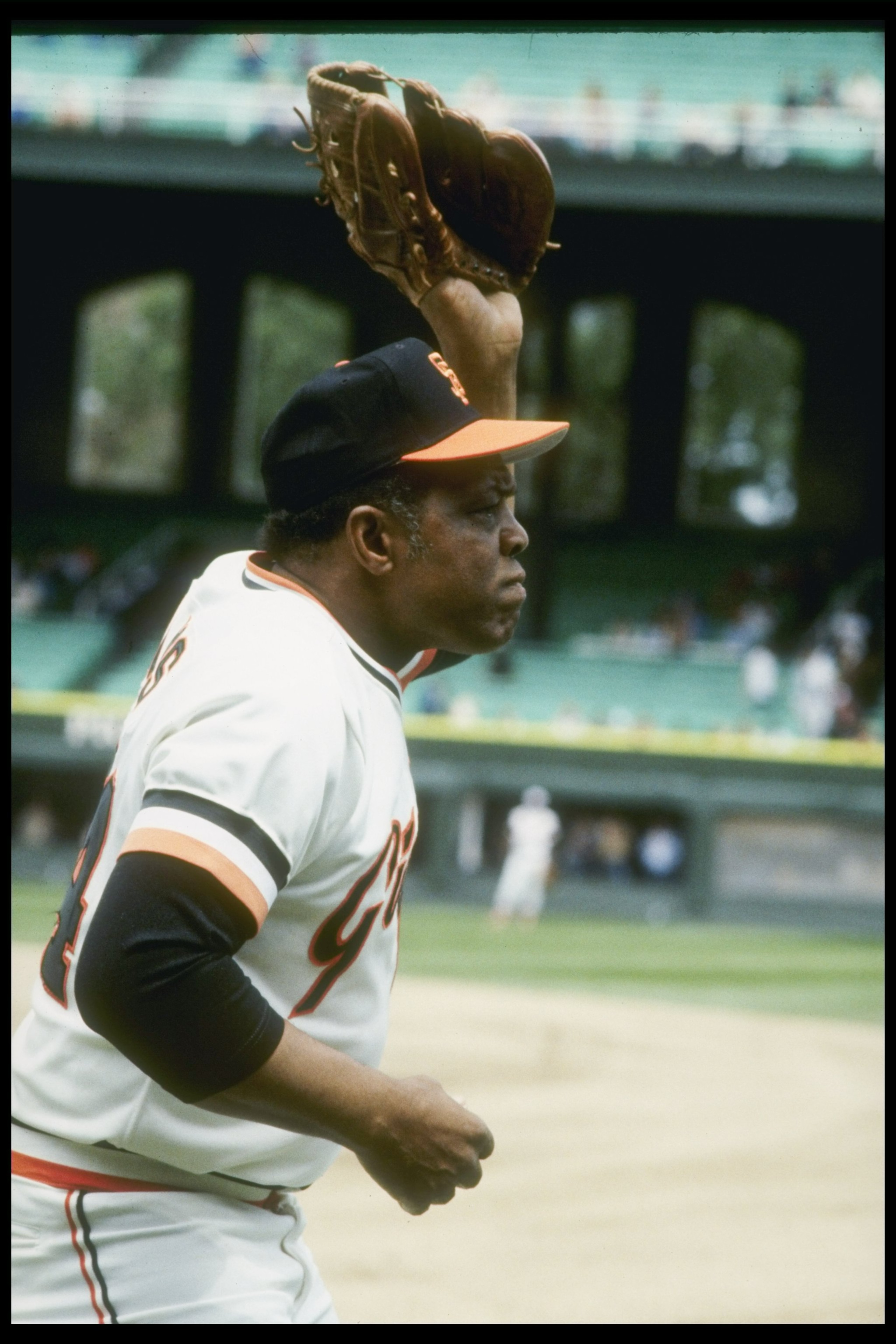 Jul 1983:  Former San Francisco Giants player Willie Mays attends the All-Star Game at Comiskey Park in Chicago, Illinois. Mandatory Credit: Allsport  /Allsport