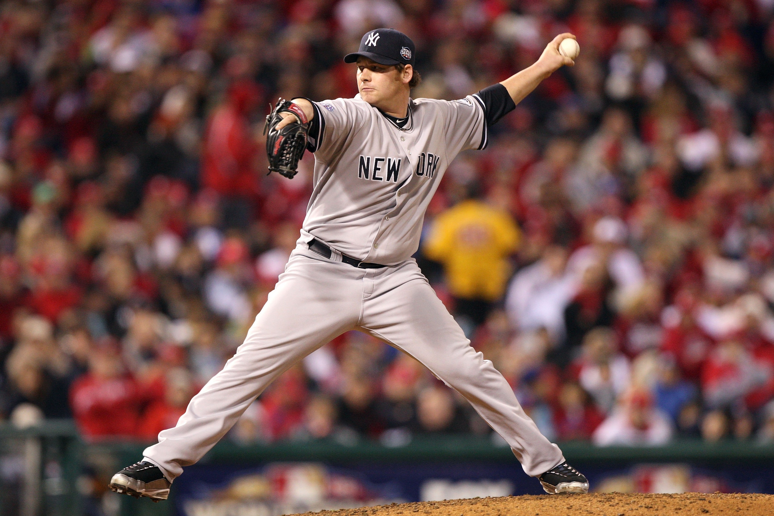 PHILADELPHIA - NOVEMBER 02:  Phil Coke #48 of the New York Yankees throws a pitch against the Philadelphia Phillies in Game Five of the 2009 MLB World Series at Citizens Bank Park on November 2, 2009 in Philadelphia, Pennsylvania. The Phillies won 8-6. (P