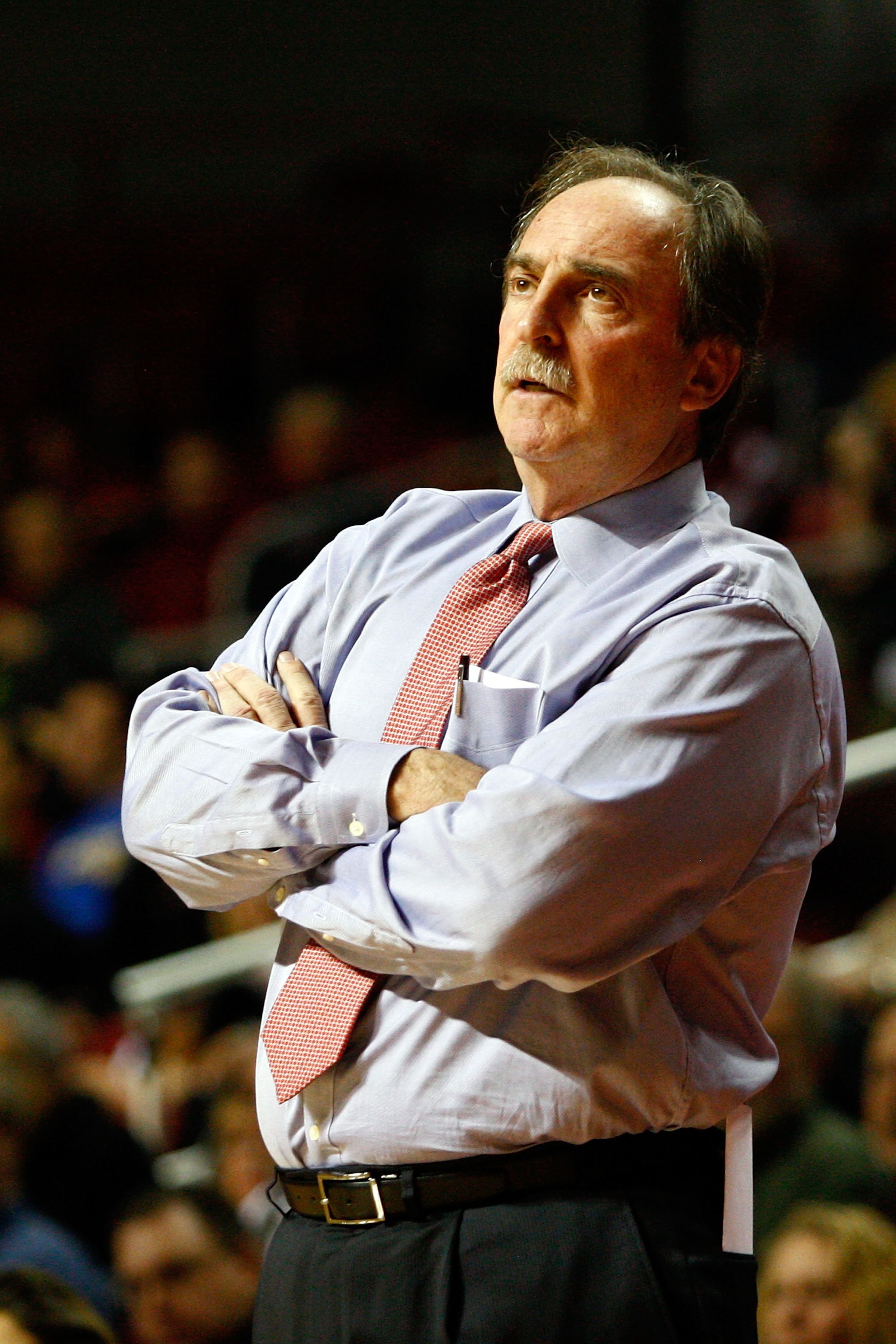 PHILADELPHIA, PA - DECEMBER 18:  Head coach Fran Dunphy of the Temple Owls coaches against the Northern Illinois Huskies at the Liacouras Center on December 18, 2010 in Philadelphia, Pennsylvania.  (Photo by Chris Chambers/Getty Images)