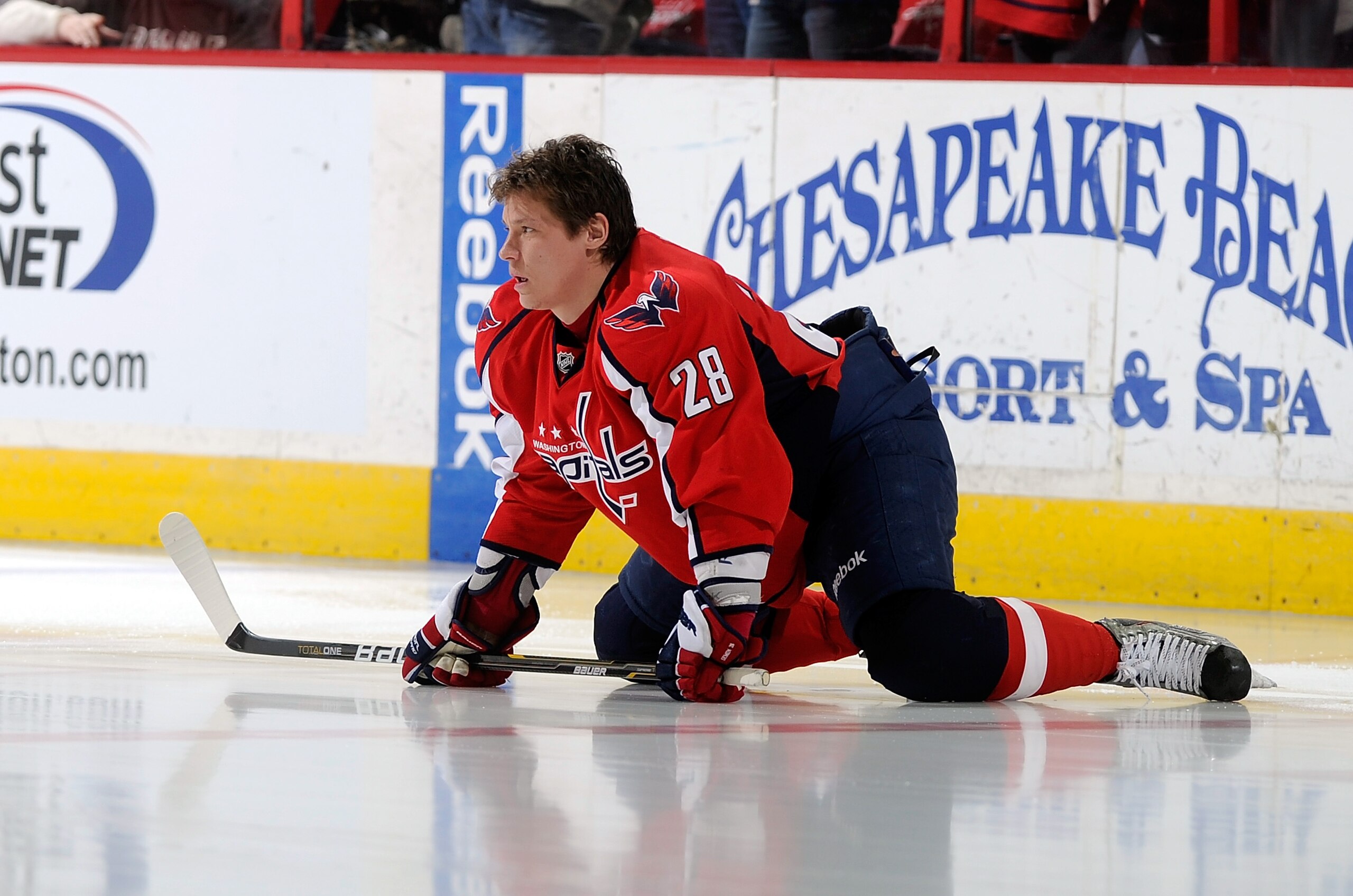 WASHINGTON - JANUARY 08: Alexander Semin #28 of the Washington Capitals warms up before the game against the Florida Panthers at the Verizon Center on January 8, 2011 in Washington, DC. (Photo by Greg Fiume/Getty Images) WASHINGTON - JANUARY 08: Alexander Semin #28 of the Washington Capitals warms up before the game against the Florida Panthers at the Verizon Center on January 8, 2011 in Washington, DC. (Photo by Greg Fiume/Getty Images)