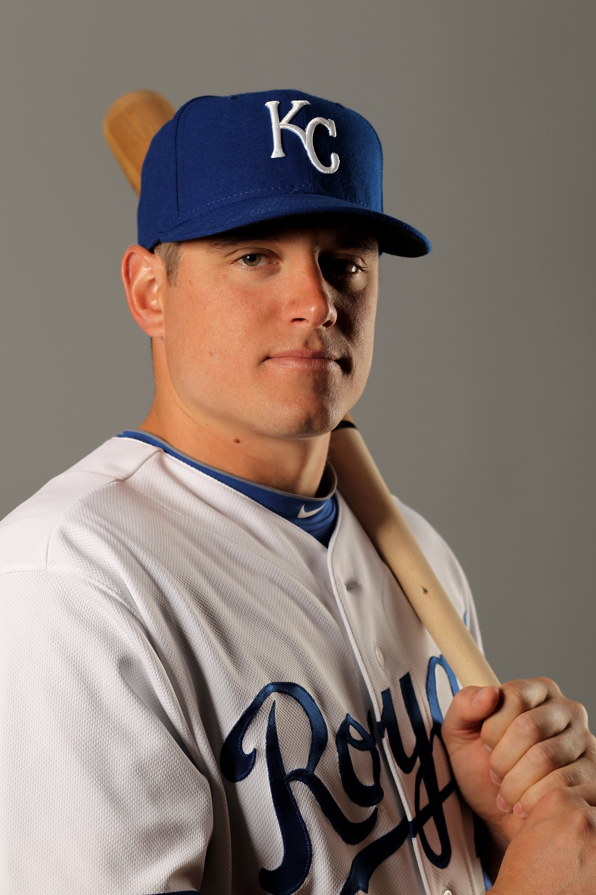 SURPRISE, AZ - FEBRUARY 26:  Mitch Maier of the Kansas City Royals poses during photo media day at the Royals spring training complex on February 26, 2010 in Surprise, Arizona.  (Photo by Ezra Shaw/Getty Images)