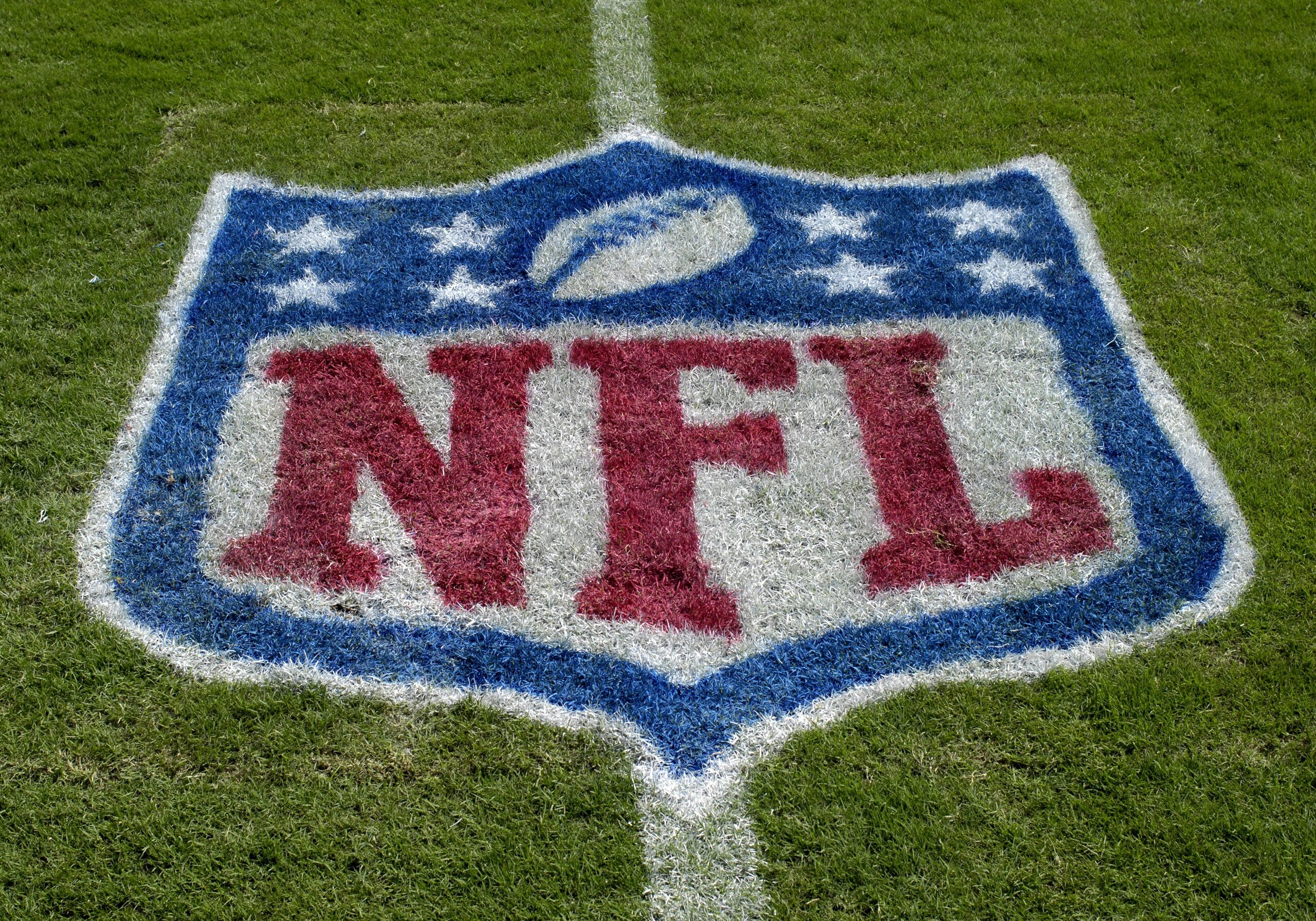 TAMPA, FL - OCTOBER 12: An NFL logo as the Tampa Bay Buccaneers host the Carolina Panthers at Raymond James Stadium on October 12, 2008 in Tampa, Florida. (Photo by Al Messerschmidt/Getty Images) TAMPA, FL - OCTOBER 12: An NFL logo as the Tampa Bay Buccaneers host the Carolina Panthers at Raymond James Stadium on October 12, 2008 in Tampa, Florida. (Photo by Al Messerschmidt/Getty Images)