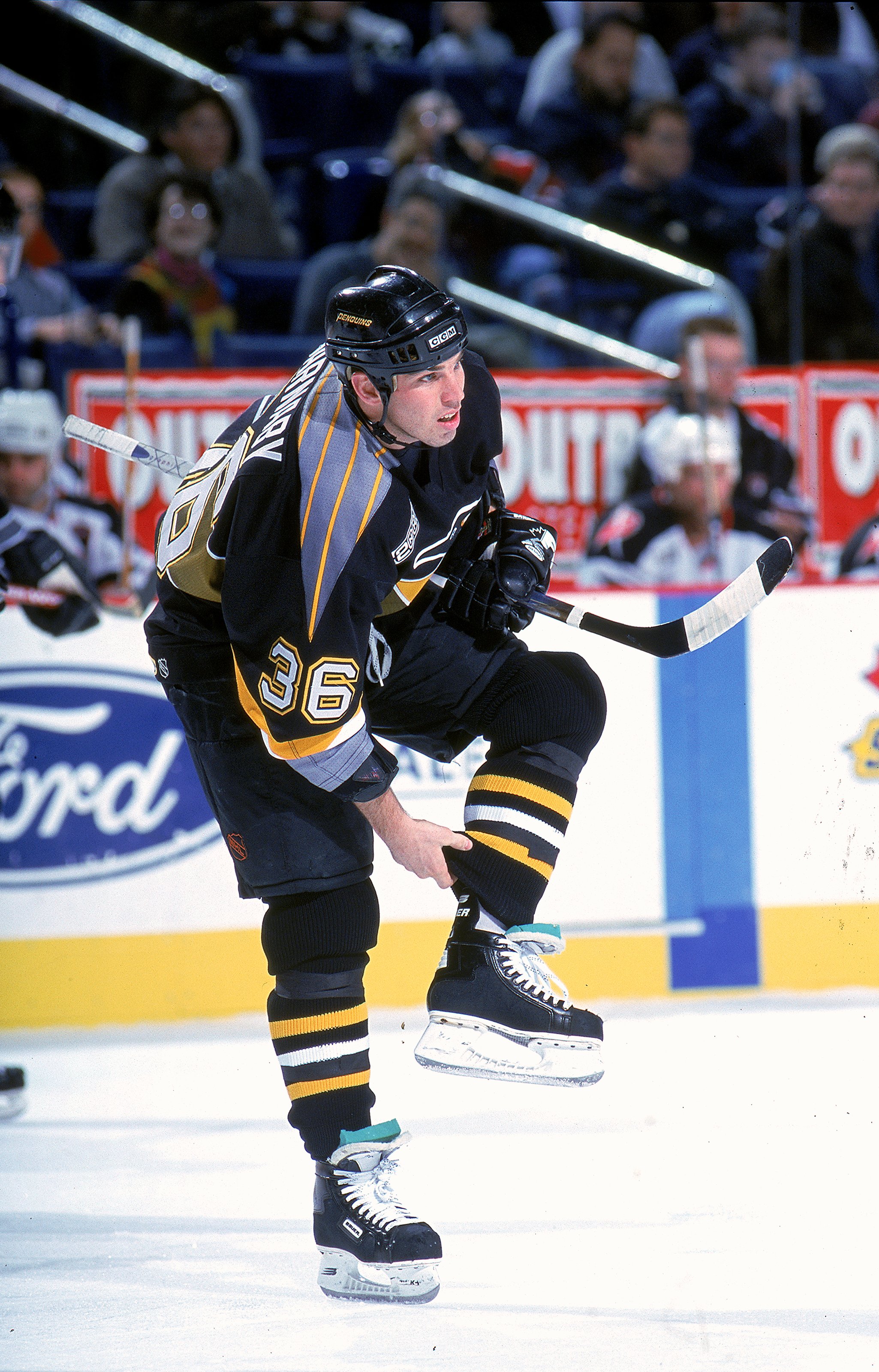 BOB ERREY  Pittsburgh Penguins 1992 Home CCM Throwback Hockey Jersey