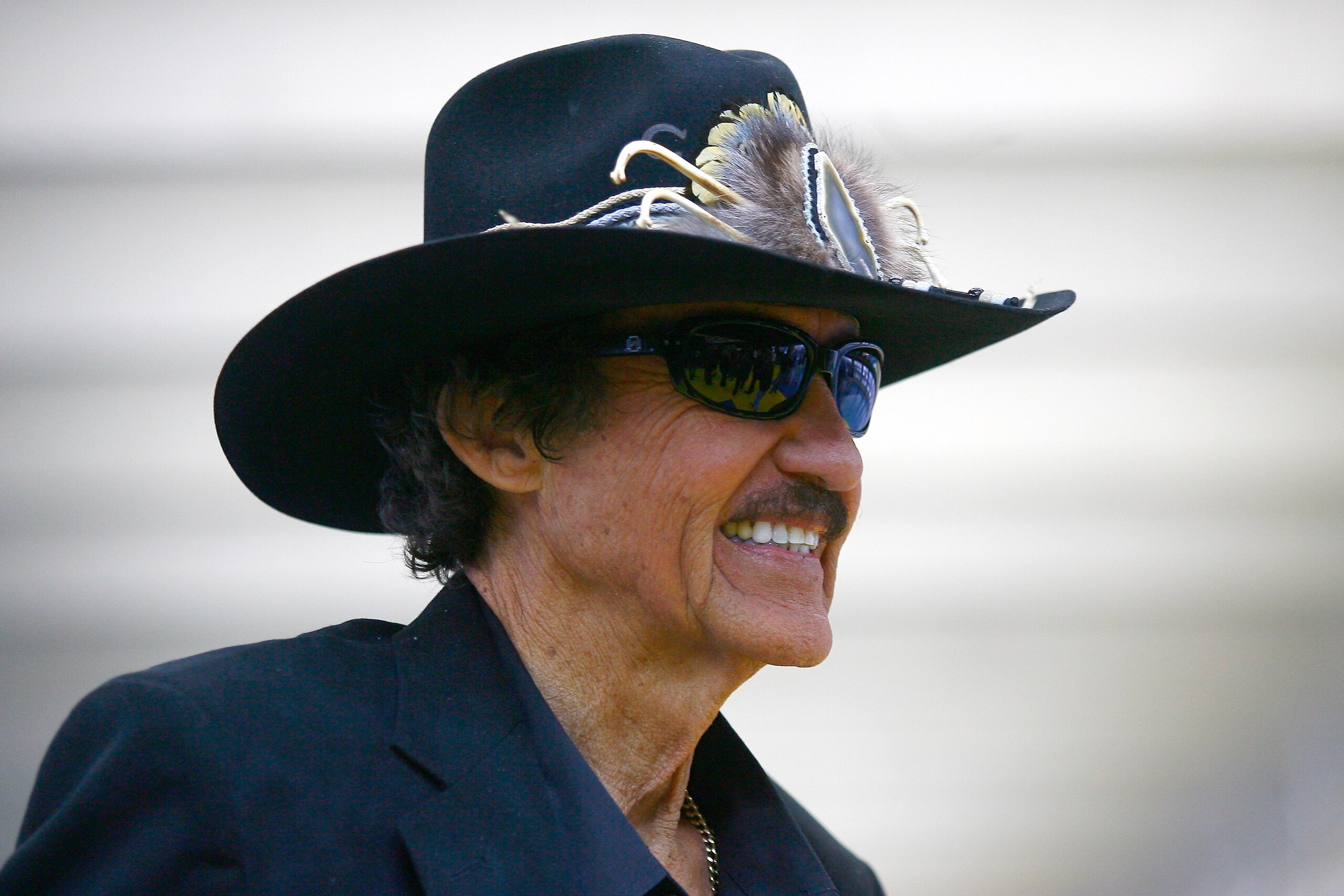 CONCORD, NC - JANUARY 26:  NASCAR Hall of Famer and team owner Richard Petty, looks on during the NASCAR Sprint Media Tour hosted by Charlotte Motor Speedway, held at Charlotte Motor Speedway on January 26, 2011 in Concord, North Carolina.  (Photo by Jaso