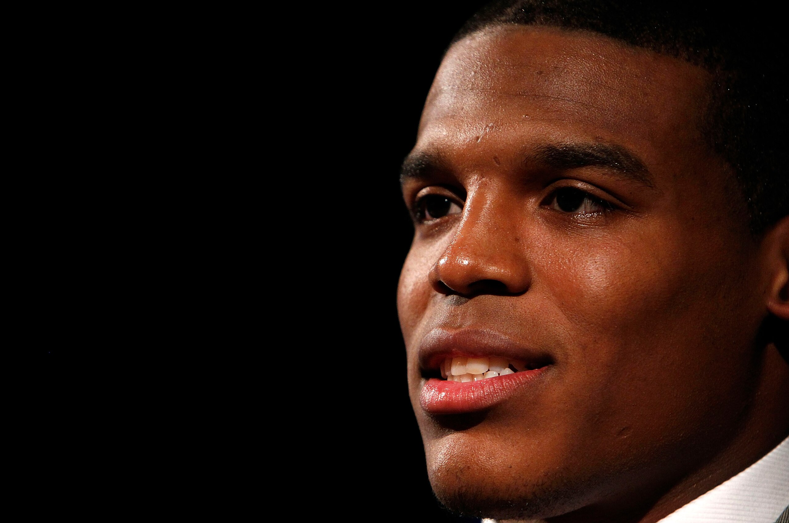 NEW YORK - DECEMBER 11: 2010 Heisman Trophy candidate Cam Newton of the Auburn University Tigers speaks at a press conference at The New York Marriott Marquis on December 11, 2010 in New York City. (Photo by Jeff Zelevansky/Getty Images) NEW YORK - DECEMBER 11: 2010 Heisman Trophy candidate Cam Newton of the Auburn University Tigers speaks at a press conference at The New York Marriott Marquis on December 11, 2010 in New York City. (Photo by Jeff Zelevansky/Getty Images)