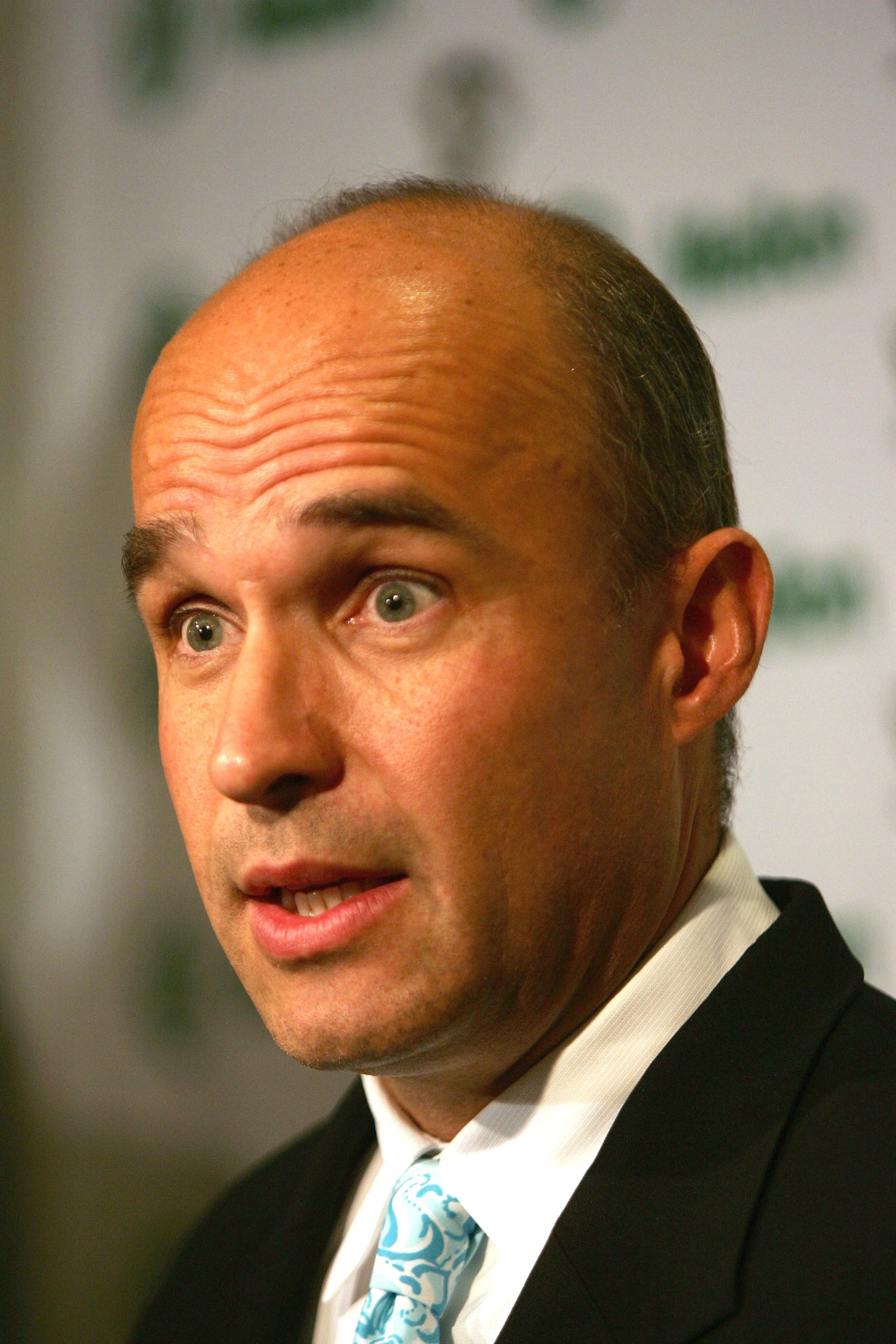 PITTSBURGH - OCTOBER 05:  Jim Balsillie Chairman and Co-CEO of Research In Motion and new owner of the Pittsburgh Penguins speaks in a press conference announcing the  purchase of the team after the first period at Mellon Arena on October 5, 2006 in Pitts